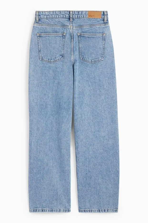 Baggy jeans - mid-rise waist