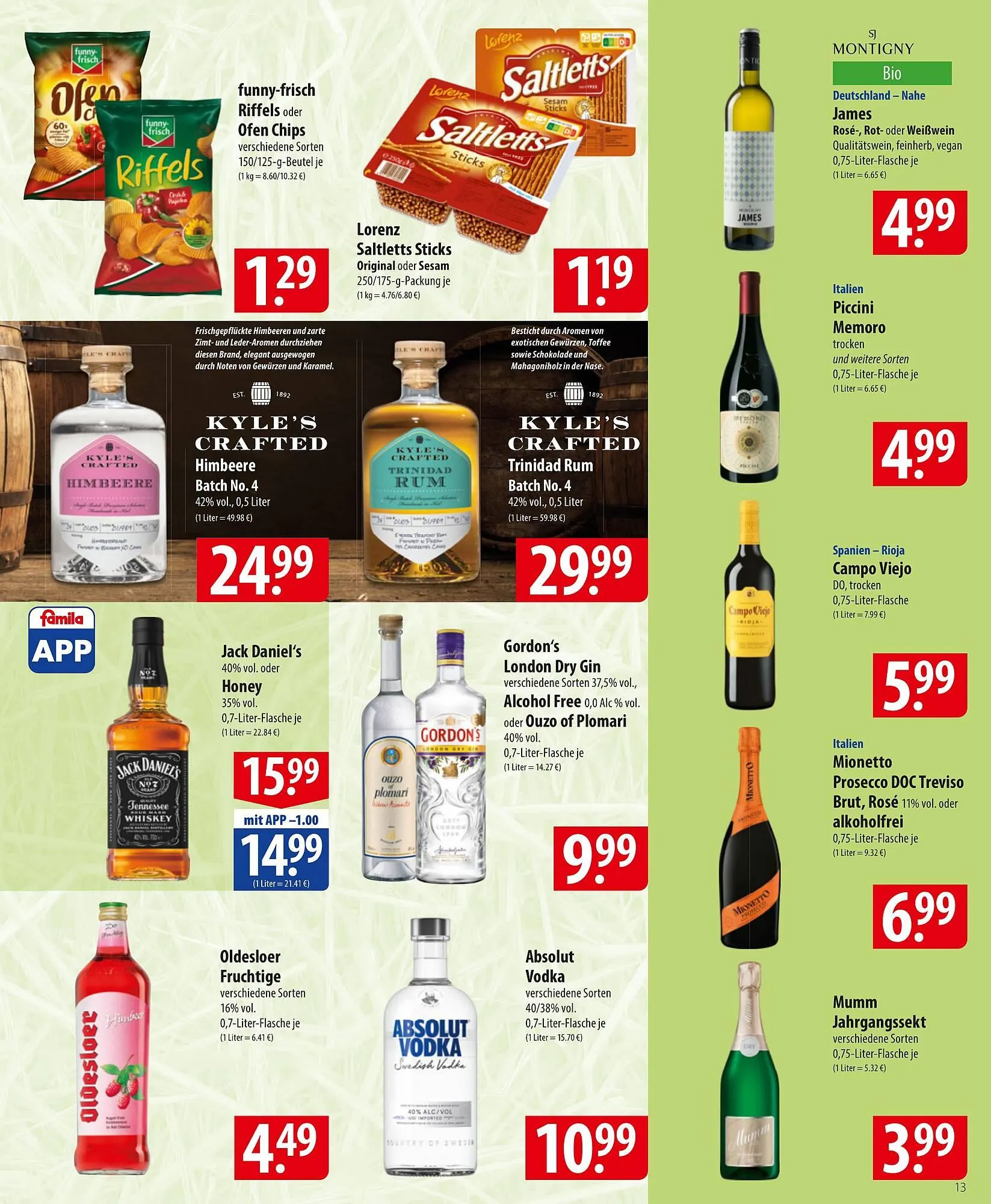 Famila Nord Ost Prospekt von 17. März bis 29. März 2025 - Prospekt seite 13