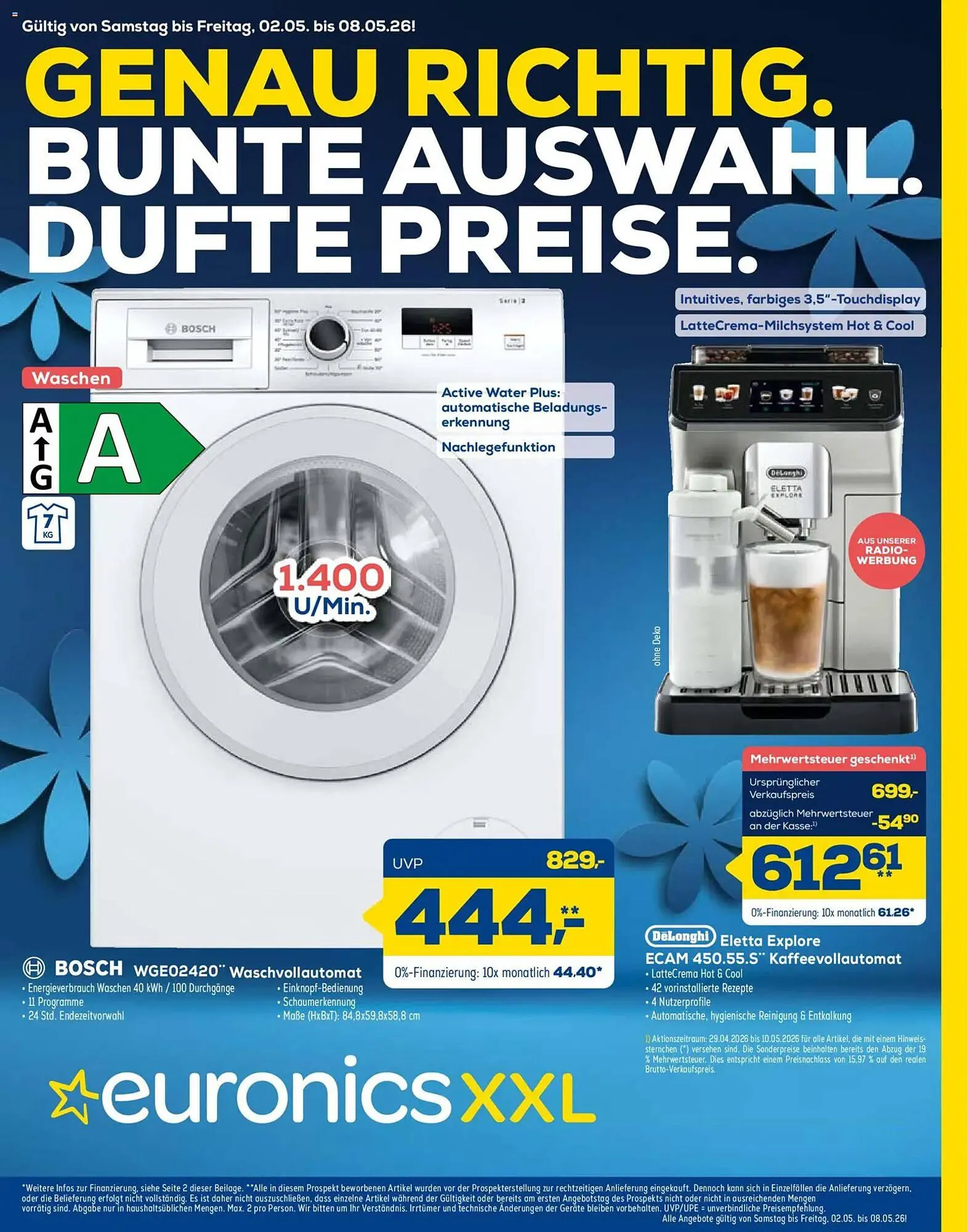 Euronics Prospekt von 2. Mai bis 8. Mai 2026 - Prospekt seite 1
