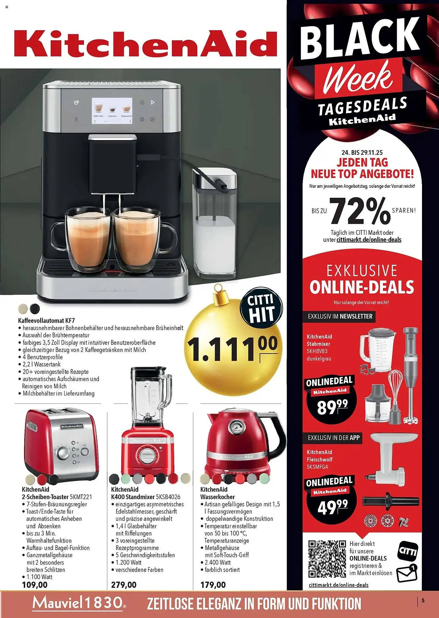 CITTI Markt Prospekt von 26. November bis 9. Dezember 2025 - Prospekt seite 5