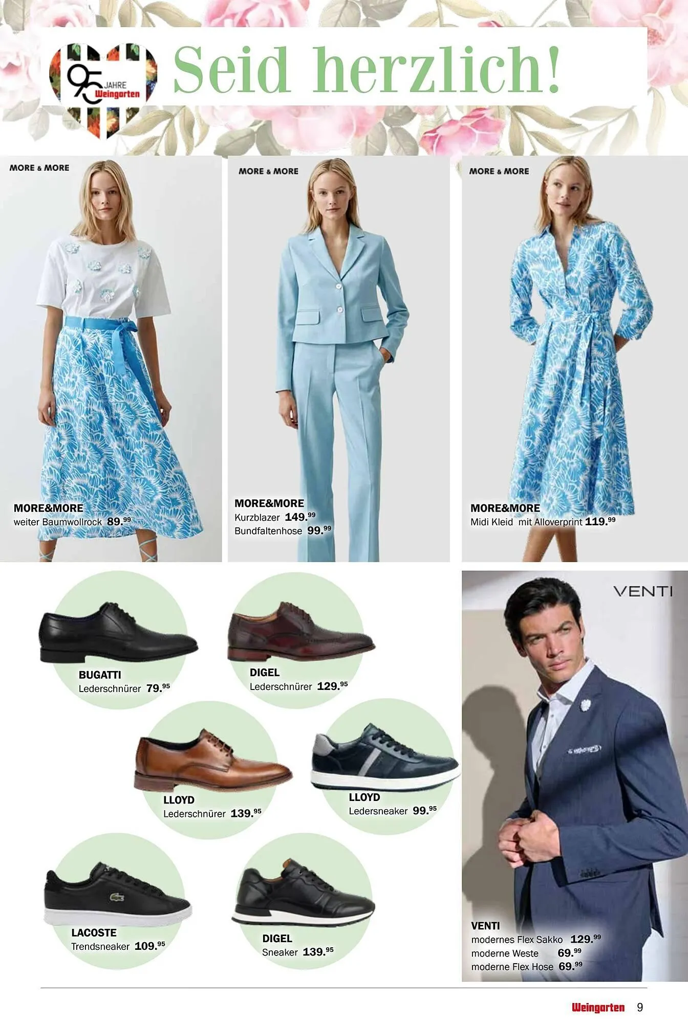 Modehaus Weingarten Prospekt von 12. März bis 31. März 2025 - Prospekt seite 9