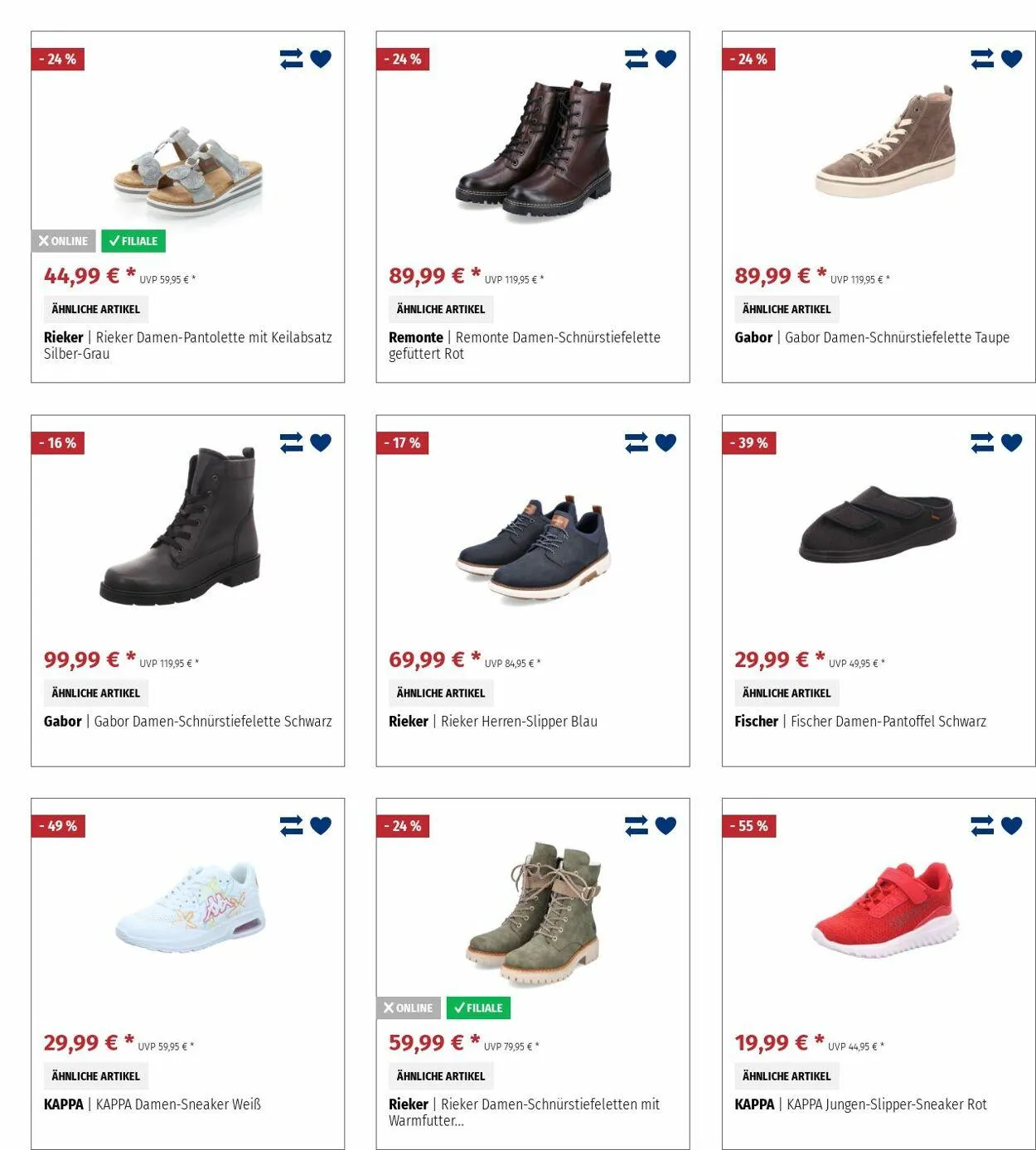 SCHUH OKAY Aktueller Prospekt von 31. März bis 9. April 2025 - Prospekt seite 34