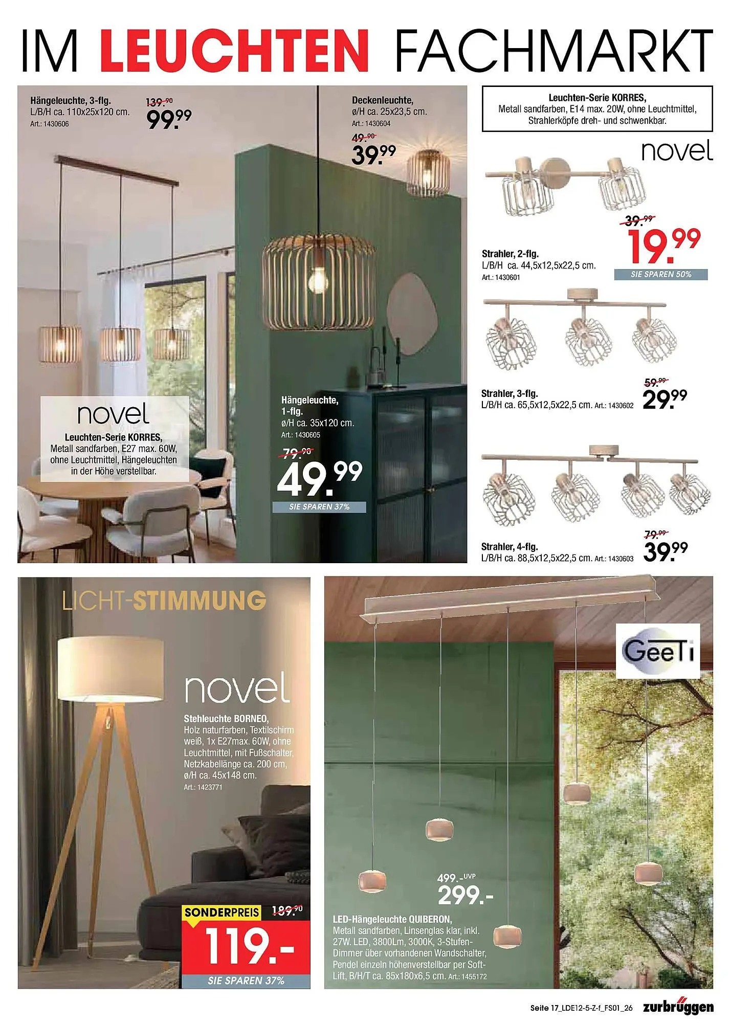 Zurbrüggen Prospekt von 5. Dezember bis 10. Januar 2026 - Prospekt seite 17