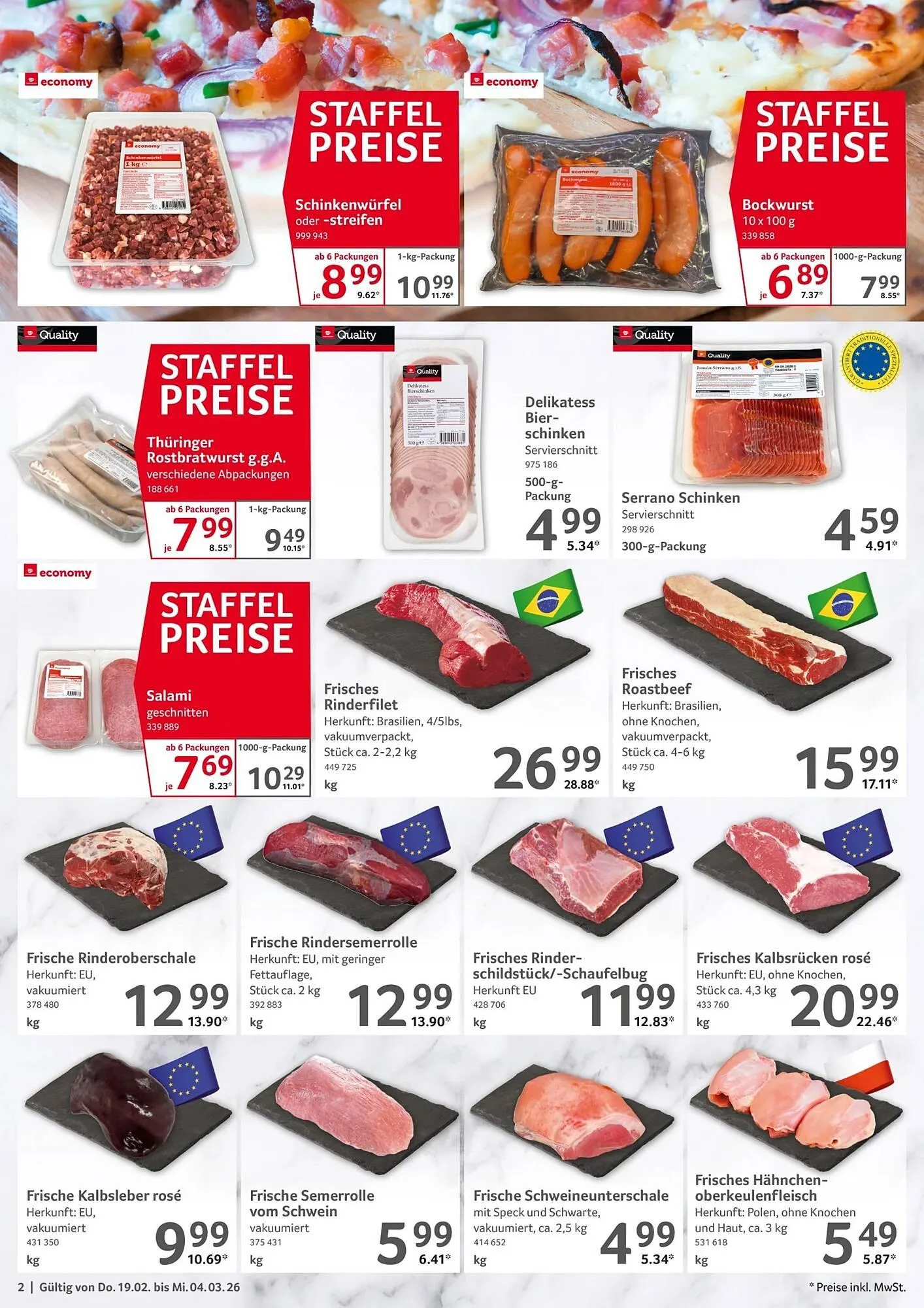 Selgros Prospekt von 19. Februar bis 5. März 2026 - Prospekt seite 2