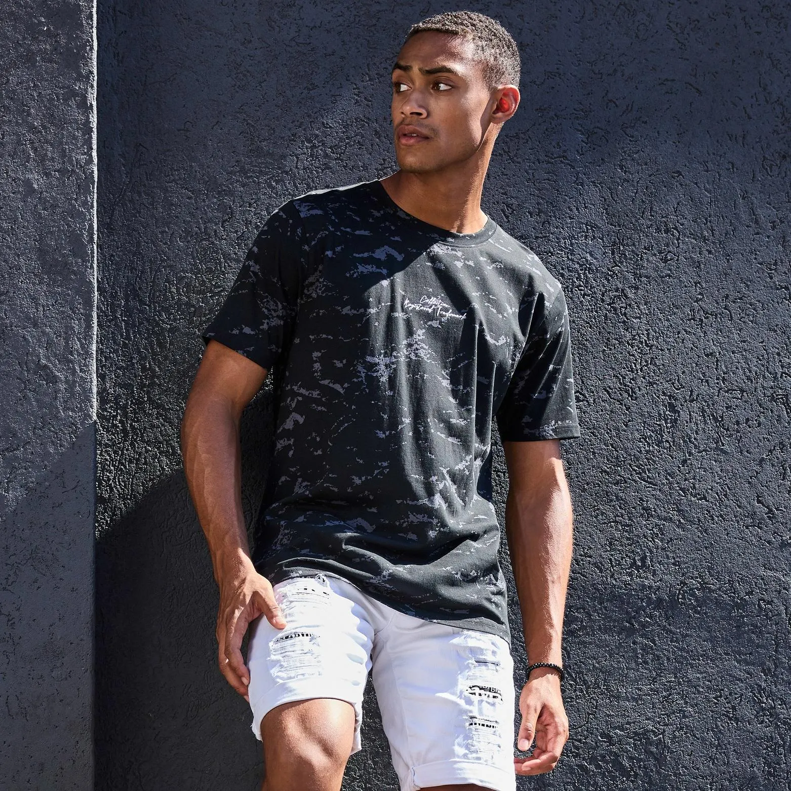 Herren-T-Shirt mit Rundhalsausschnitt