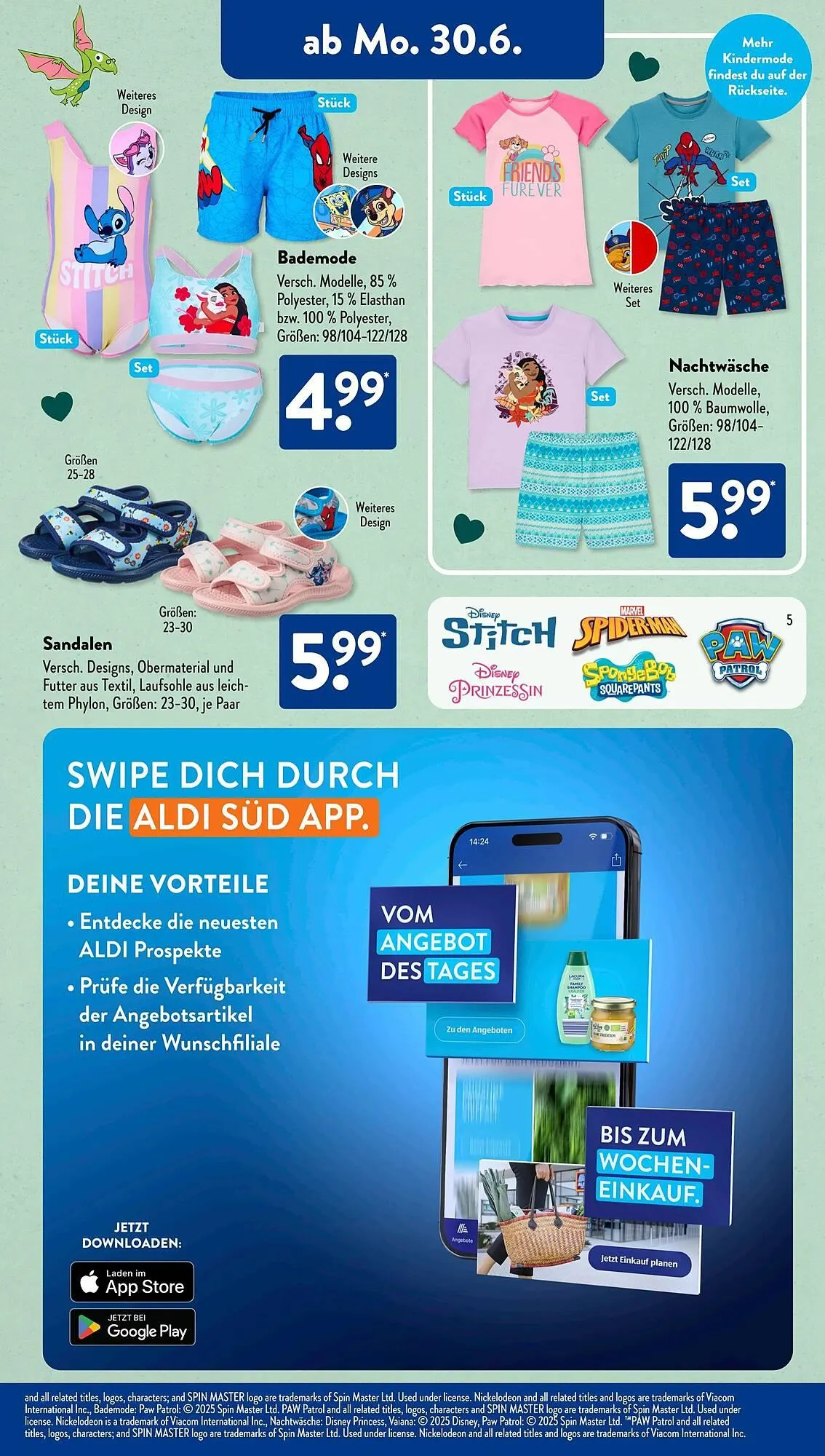 Aldi Süd Prospekt von 30. Juni bis 6. Juli 2025 - Prospekt seite 6