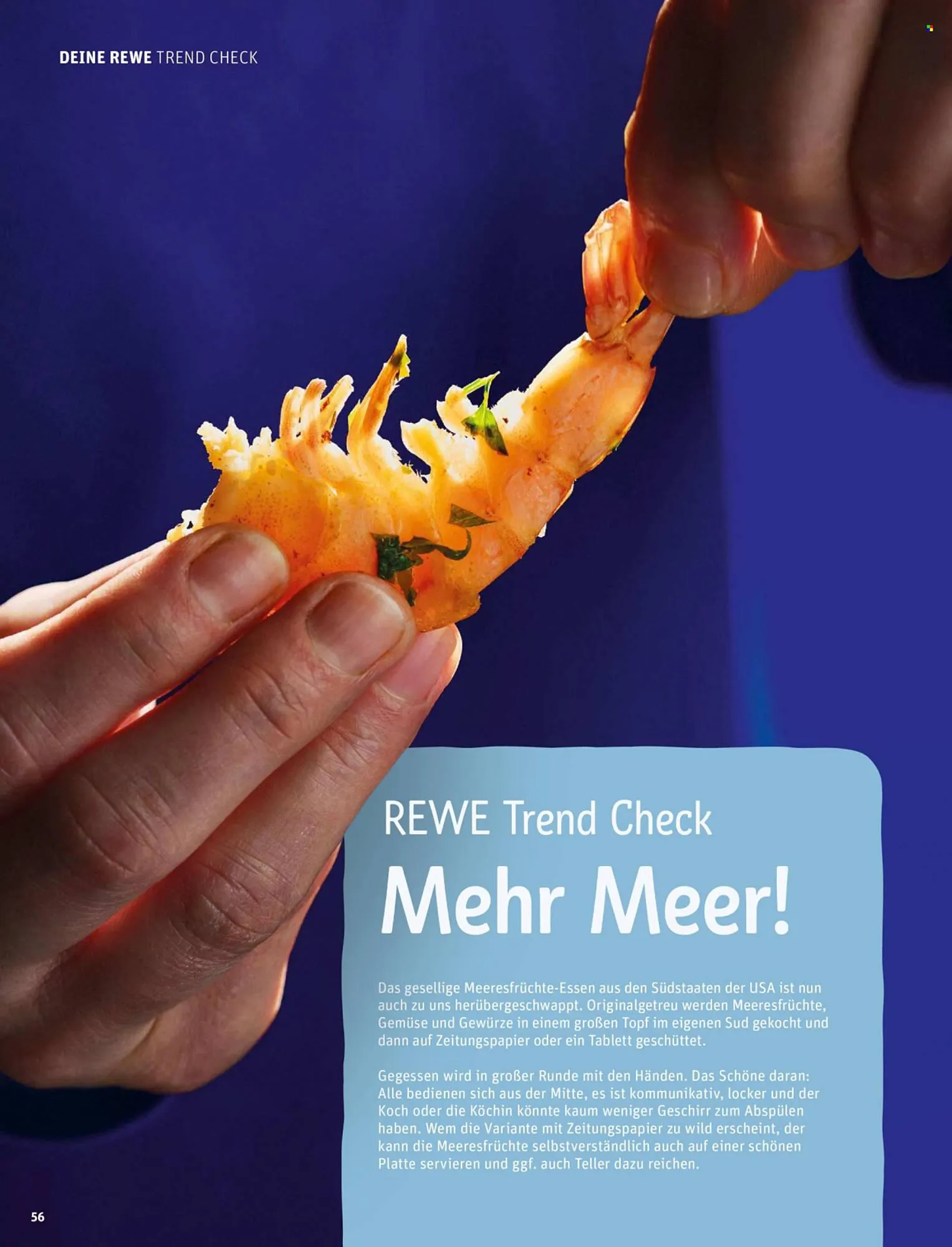 REWE Magazin von 4. März bis 12. März 2026 - Prospekt seite 56