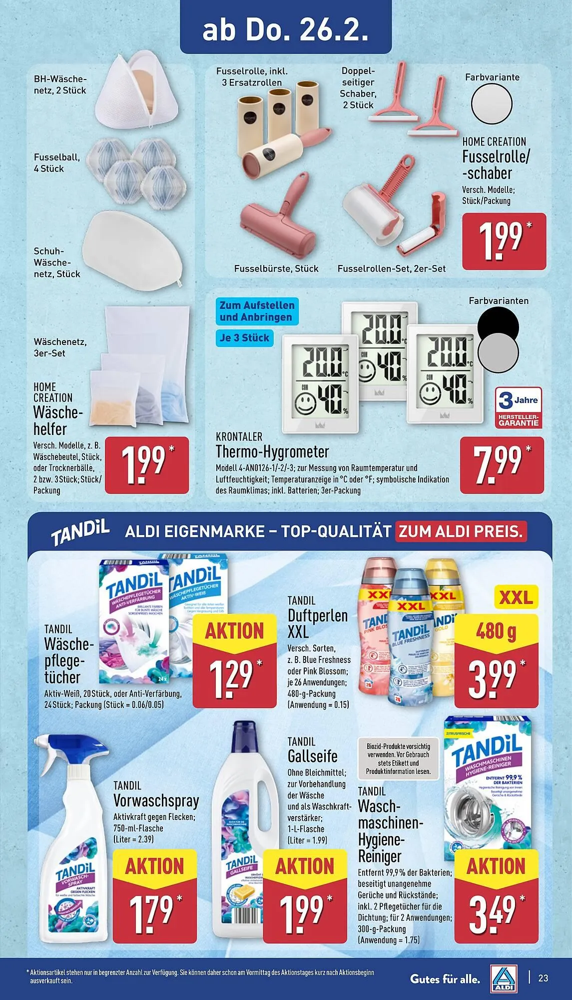 Aldi Nord Prospekt von 23. Februar bis 28. Februar 2026 - Prospekt seite 26