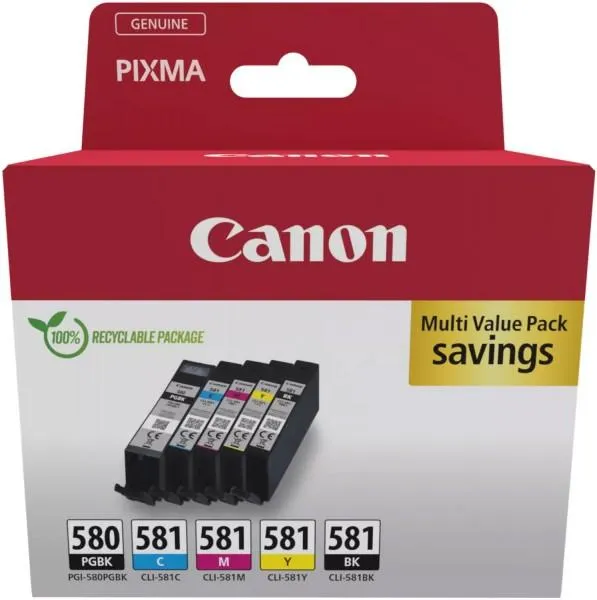 Canon PGI-580/CLI-581 Multipack 5-farbig