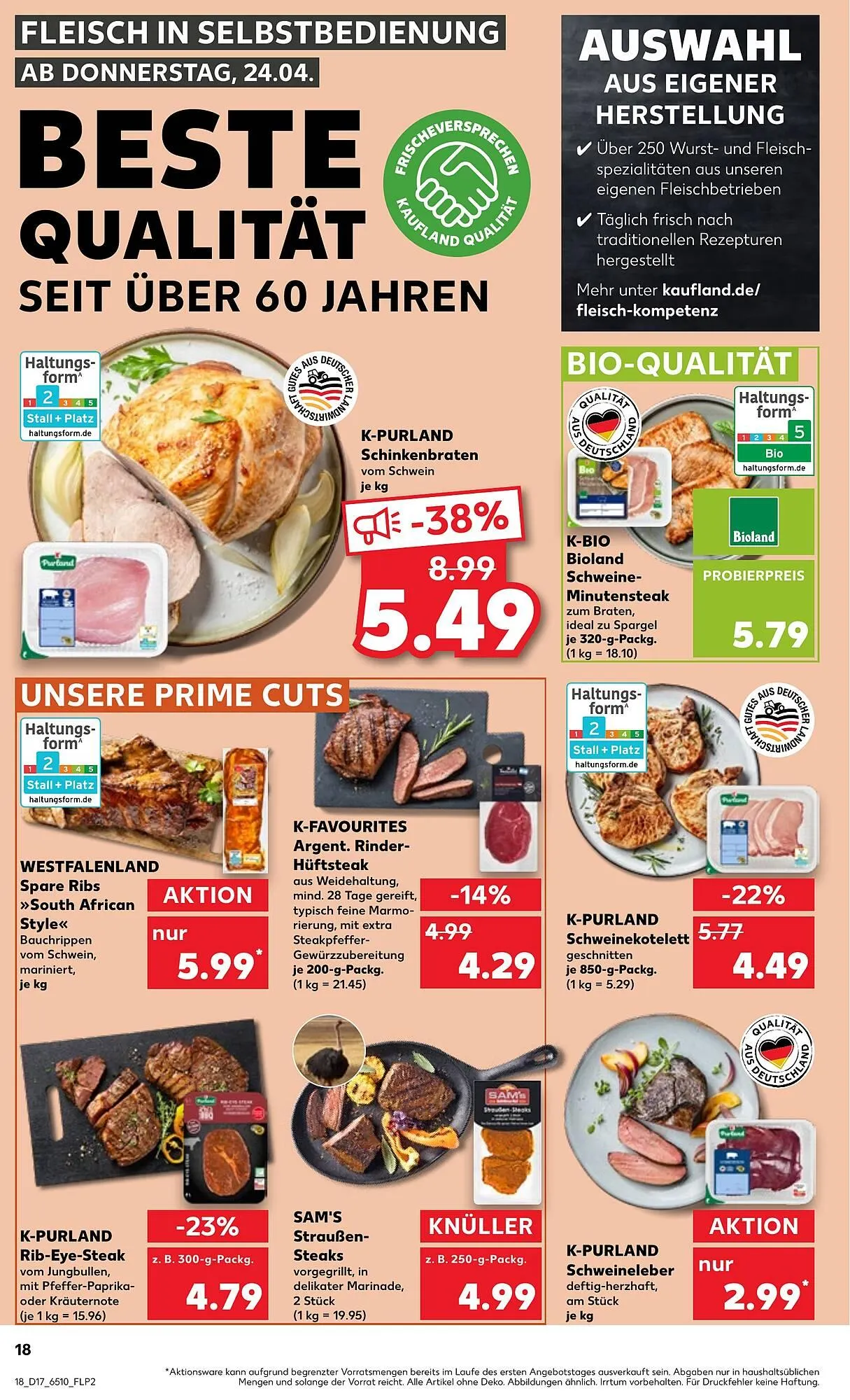 Kaufland Prospekt von 24. April bis 30. April 2025 - Prospekt seite 18