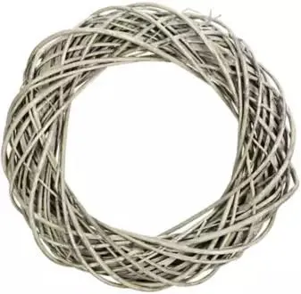 Weidenkranz, grau, 40 cm Ø