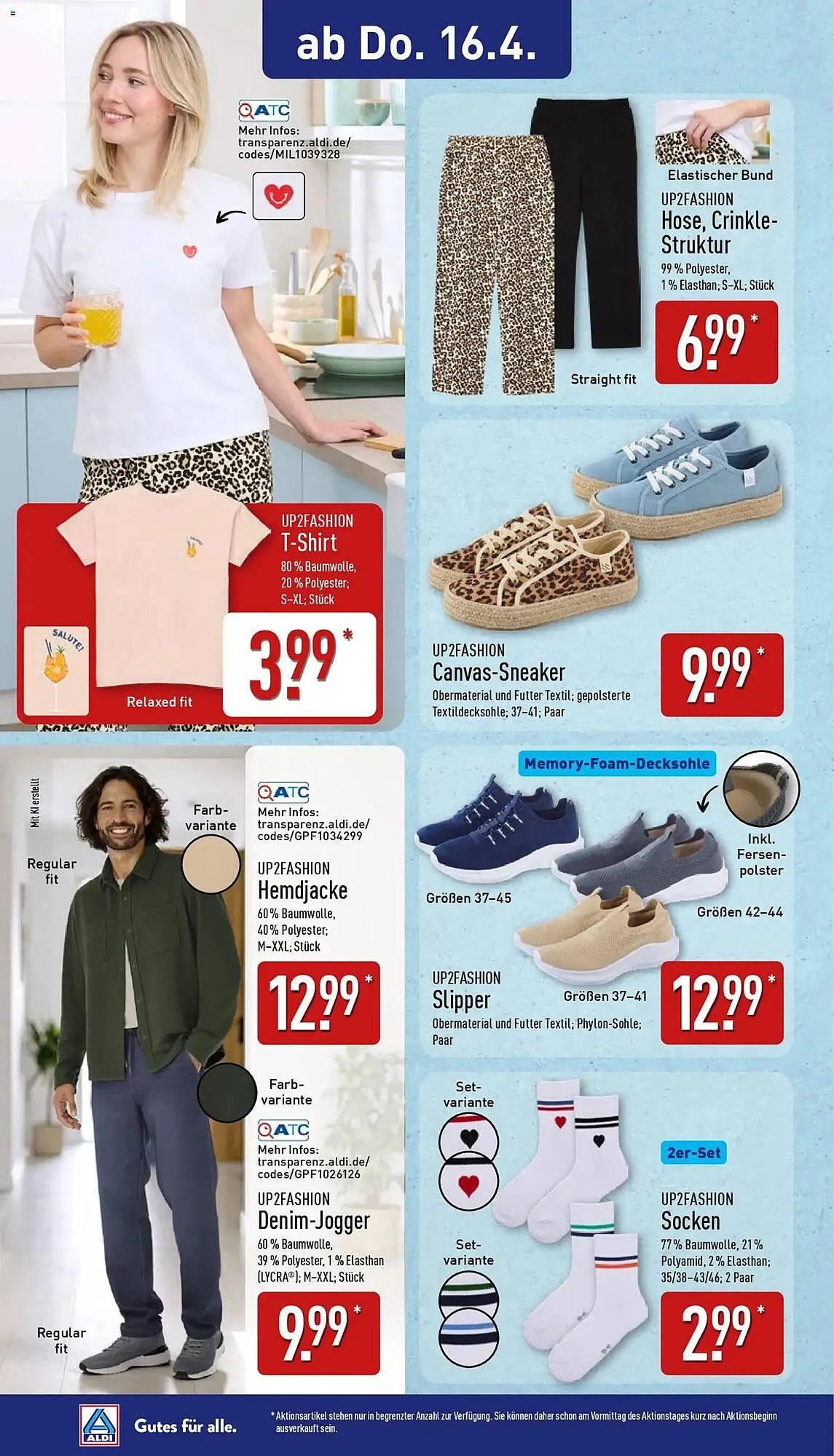 Aldi Nord Prospekt von 13. April bis 18. April 2026 - Prospekt seite 9