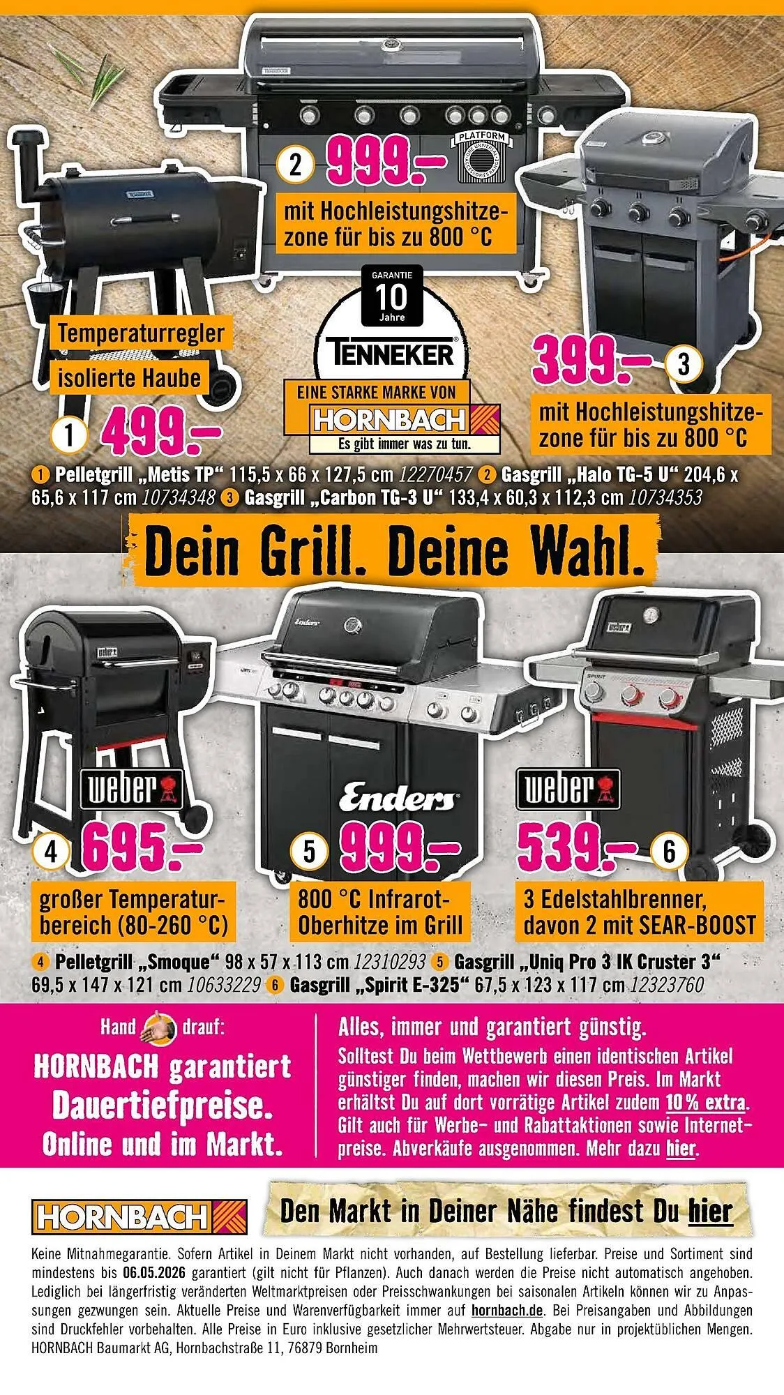 Hornbach Prospekt von 8. April bis 6. Mai 2026 - Prospekt seite 36