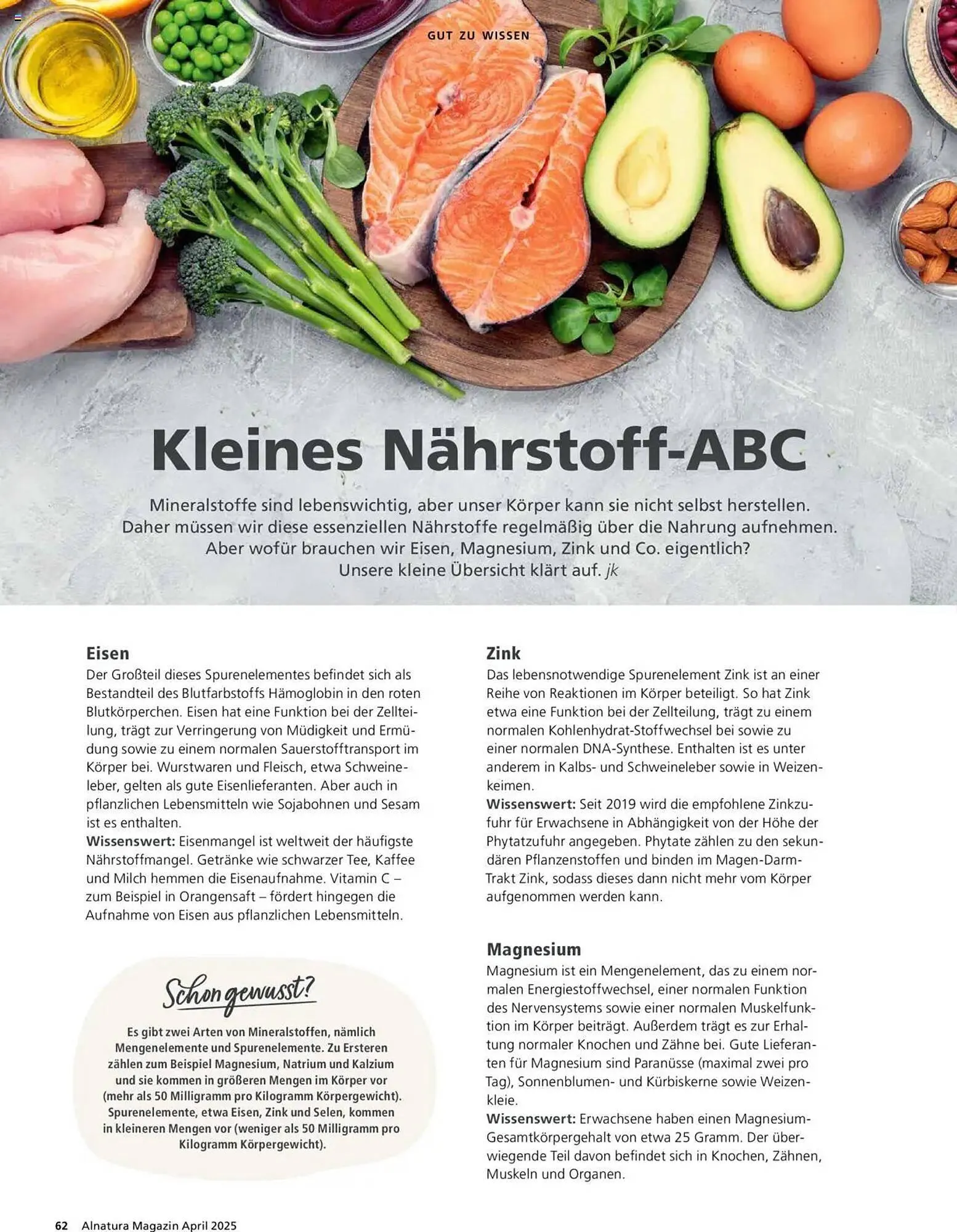 Alnatura Prospekt von 1. April bis 30. April 2025 - Prospekt seite 62