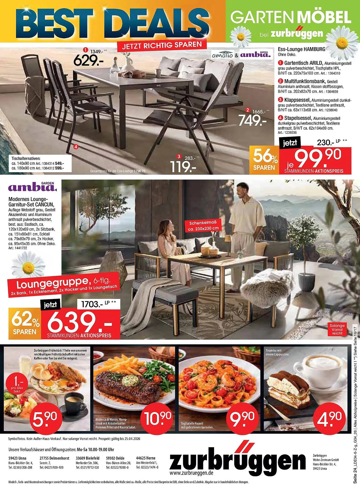 Zurbrüggen Prospekt von 10. April bis 25. April 2026 - Prospekt seite 50