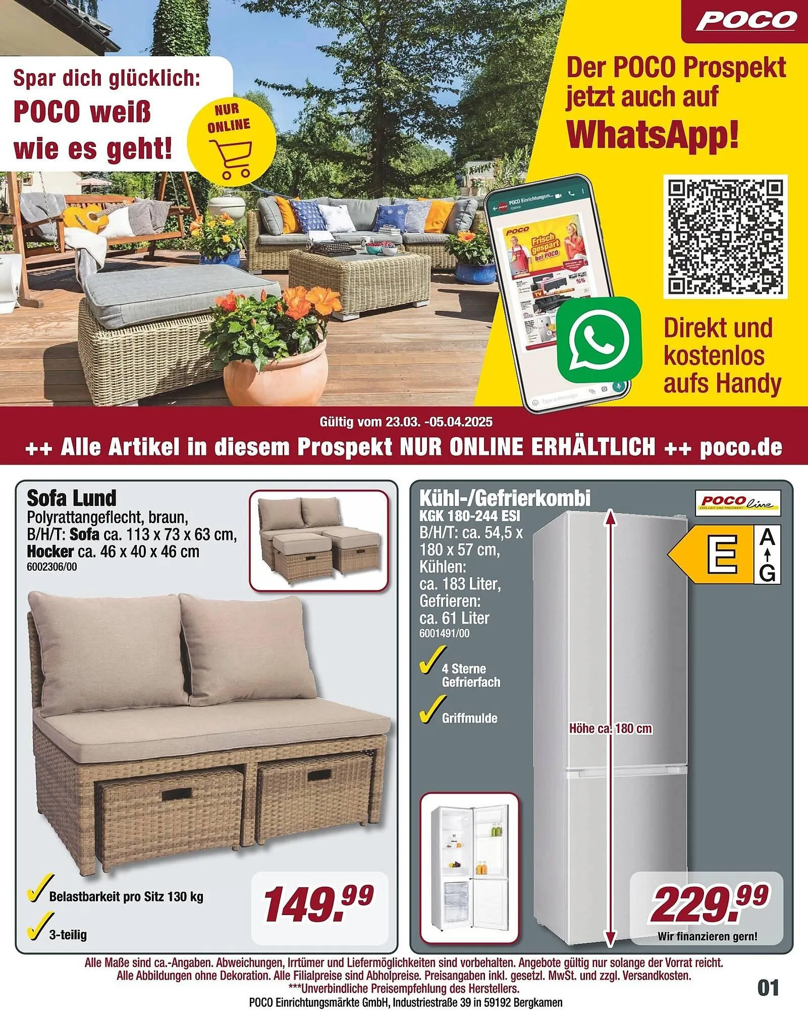 Poco Prospekt von 23. März bis 5. April 2025 - Prospekt seite 1