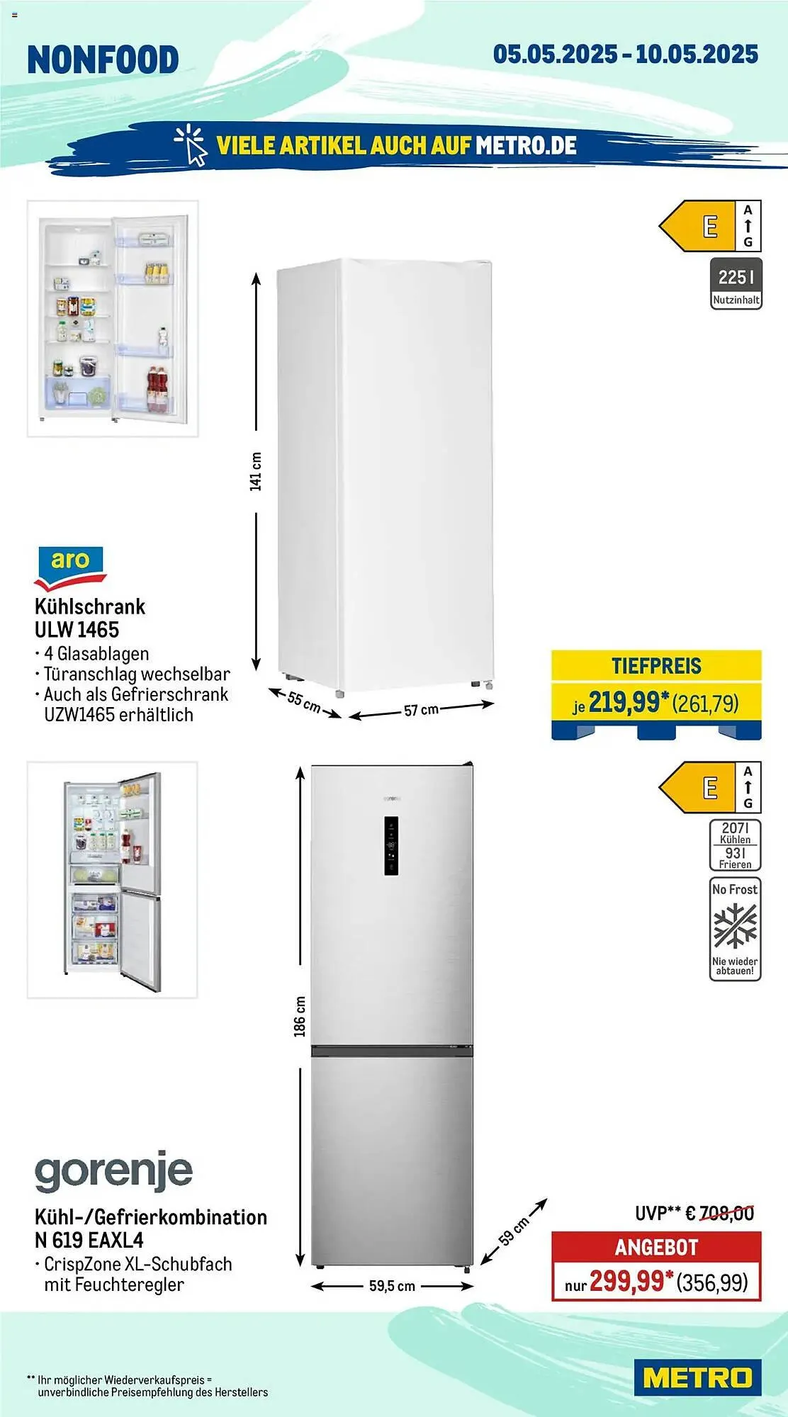 METRO Prospekt von 5. Mai bis 10. Mai 2025 - Prospekt seite 20