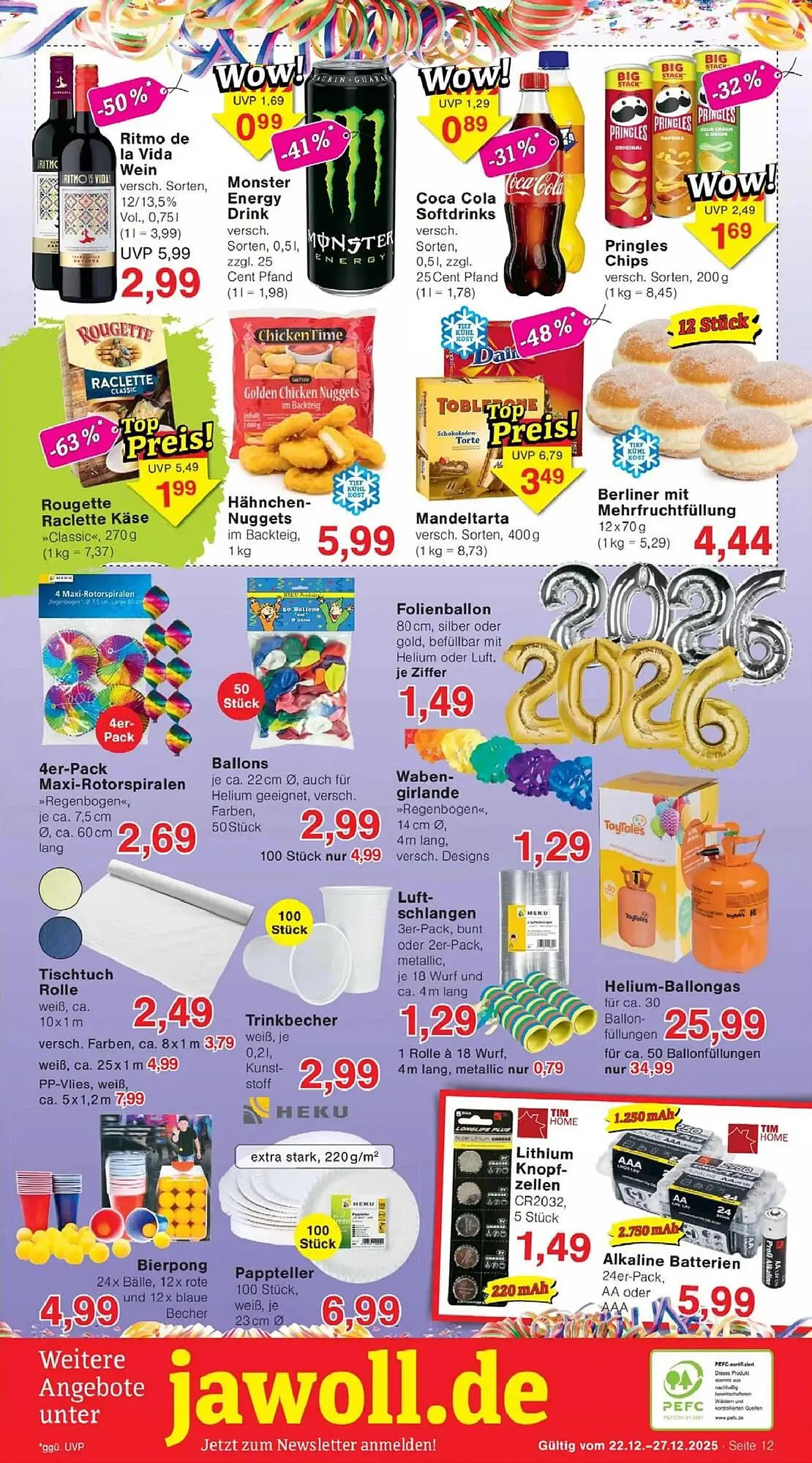 Jawoll Prospekt von 22. Dezember bis 27. Dezember 2025 - Prospekt seite 12