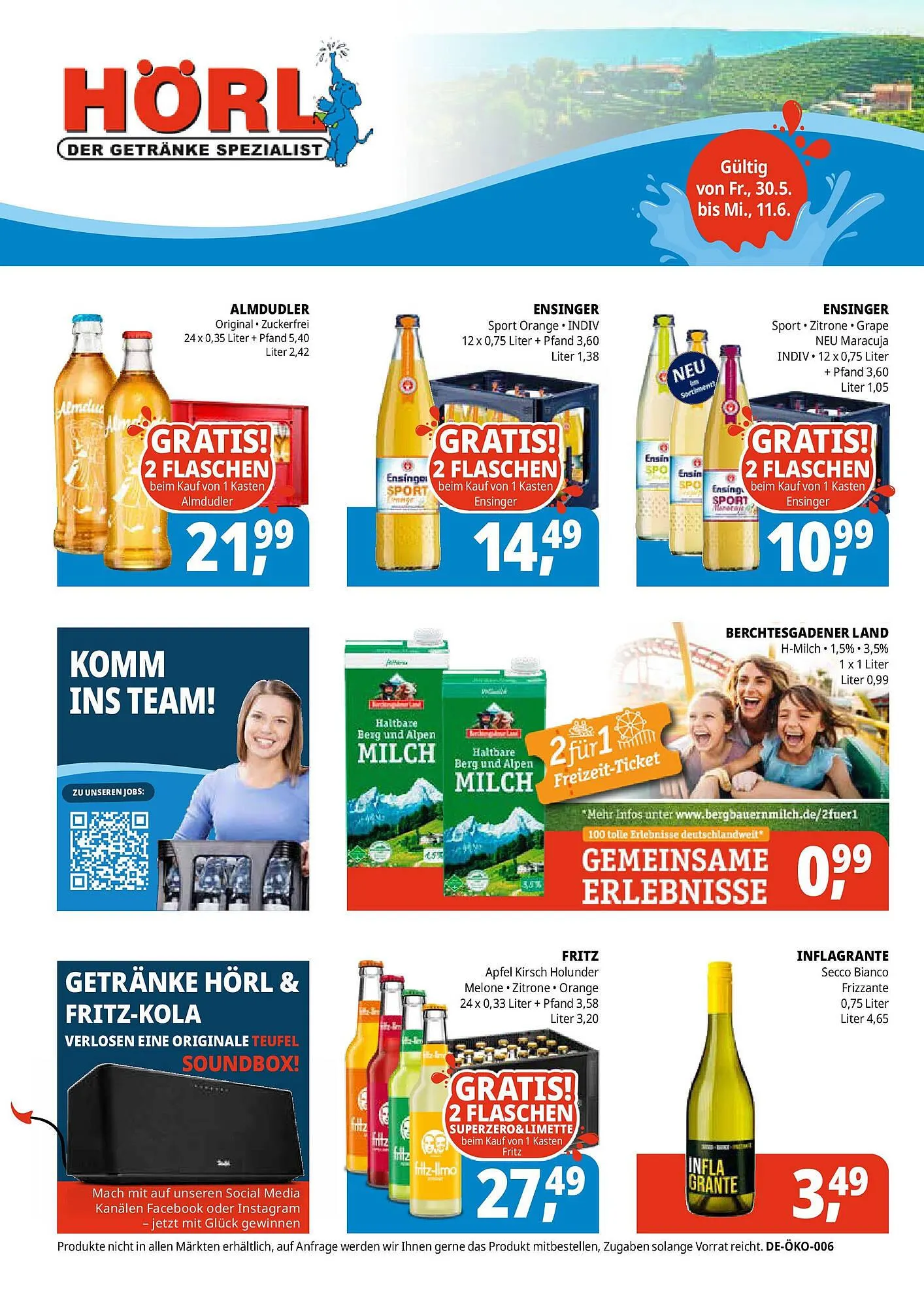 Hörl Getränke Prospekt von 28. Mai bis 11. Juni 2025 - Prospekt seite 6