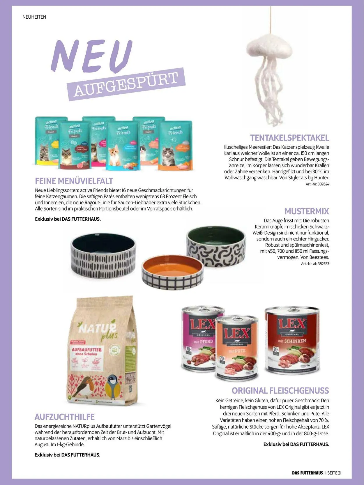 Futterhaus Aktueller Prospekt von 1. Mai bis 31. Mai 2025 - Prospekt seite 21