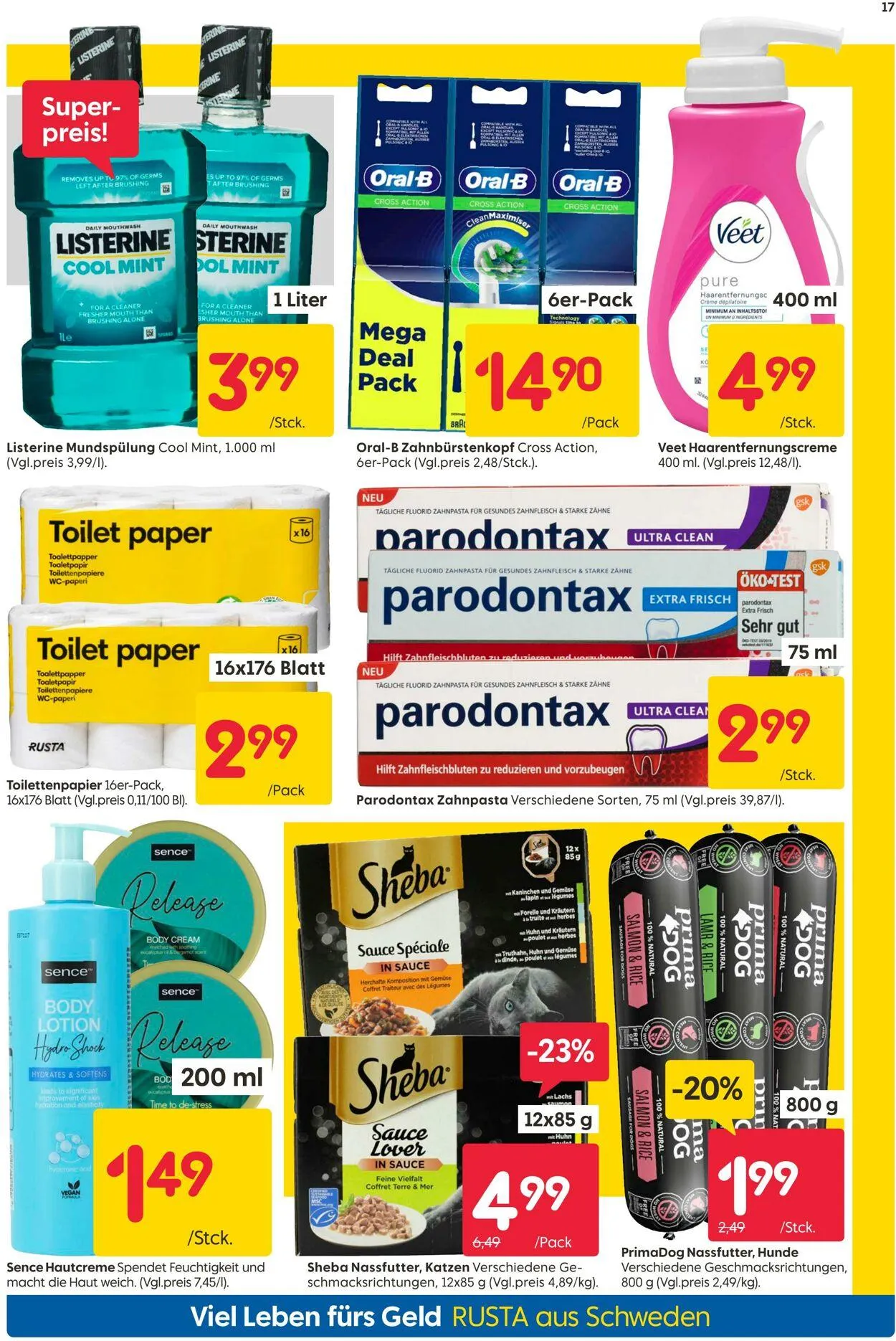 Rusta Aktueller Prospekt von 24. April bis 8. Mai 2025 - Prospekt seite 17