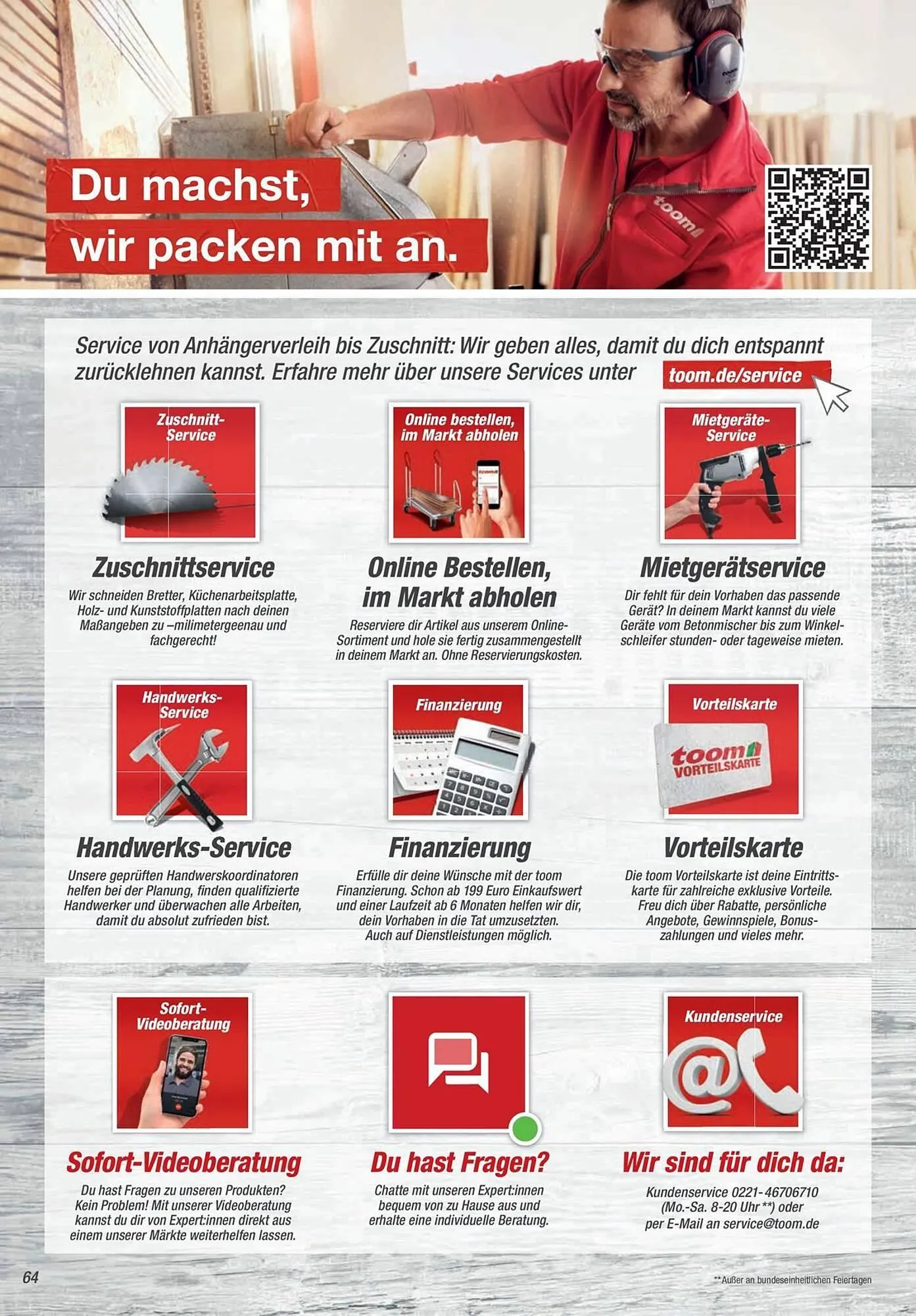 Toom Baumarkt Prospekt von 15. Oktober bis 31. Dezember 2025 - Prospekt seite 64