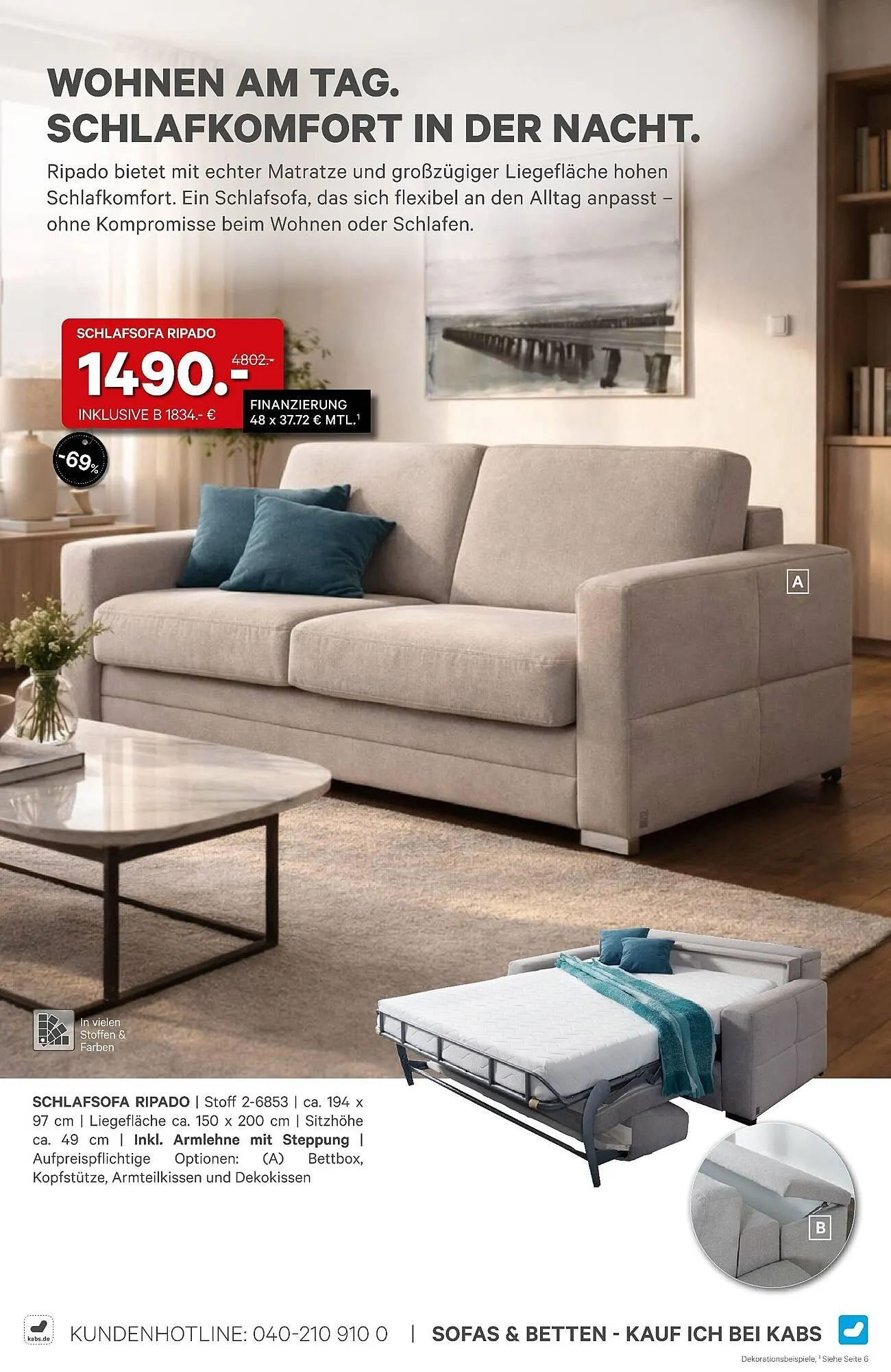 Kabs Polsterwelt Prospekt von 27. Februar bis 25. März 2026 - Prospekt seite 51