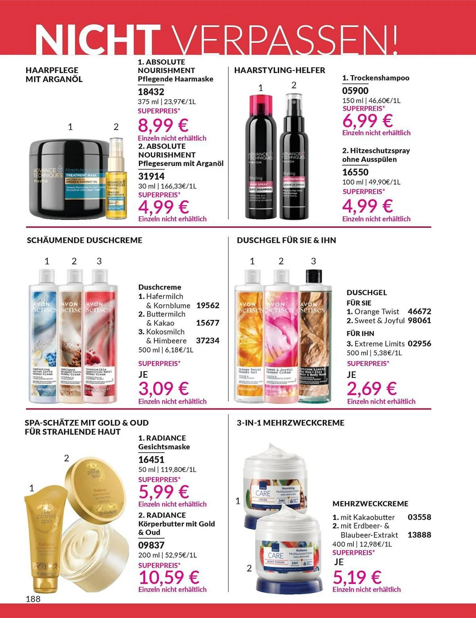 Avon Prospekt von 1. April bis 30. April 2025 - Prospekt seite 190