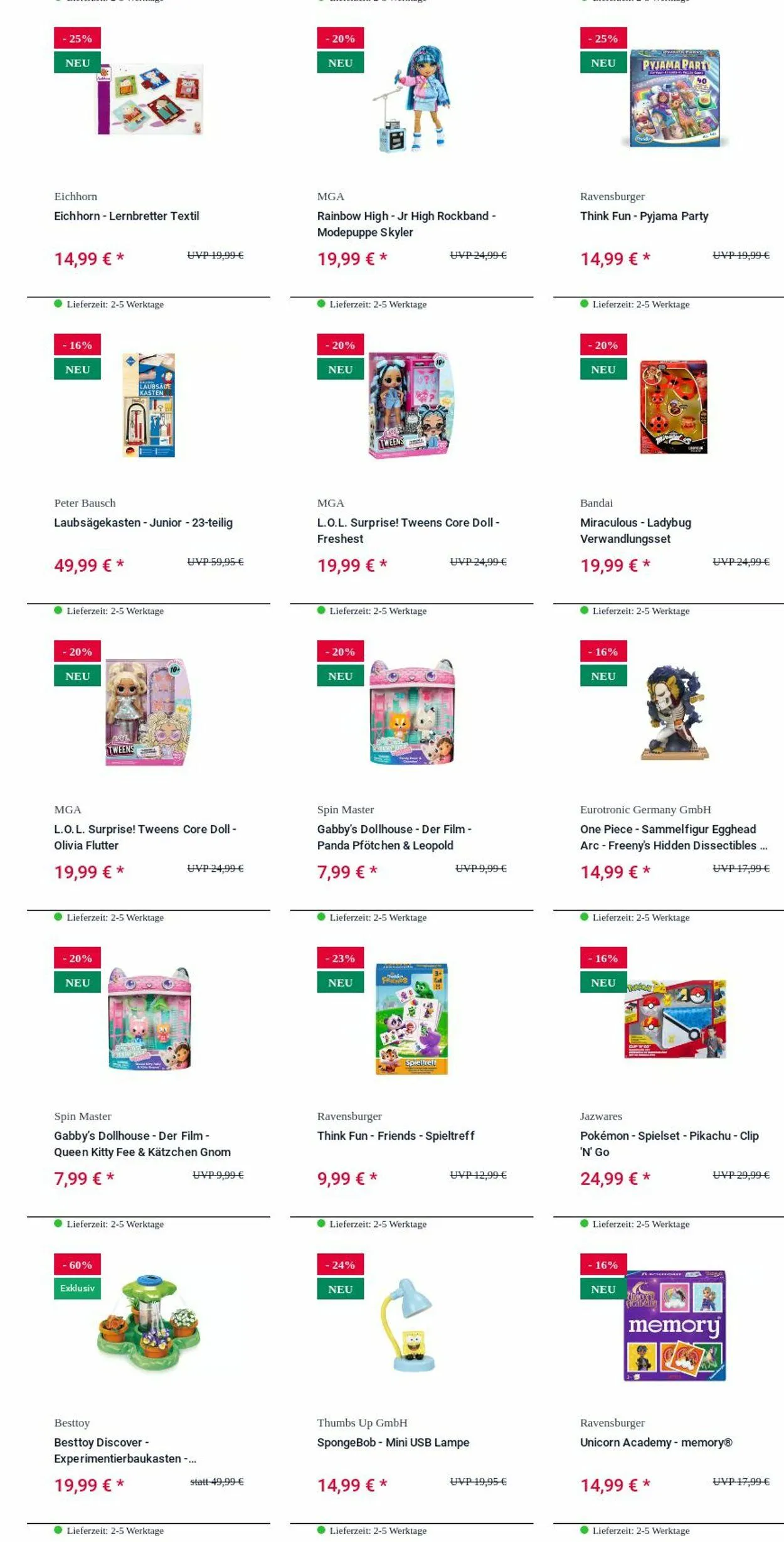 ROFU Kinderland Aktueller Prospekt von 20. Oktober bis 29. Oktober 2025 - Prospekt seite 17