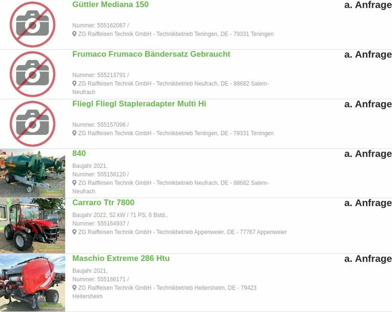 ZG Raiffeisen Aktueller Prospekt von 31. März bis 9. April 2025 - Prospekt seite 61