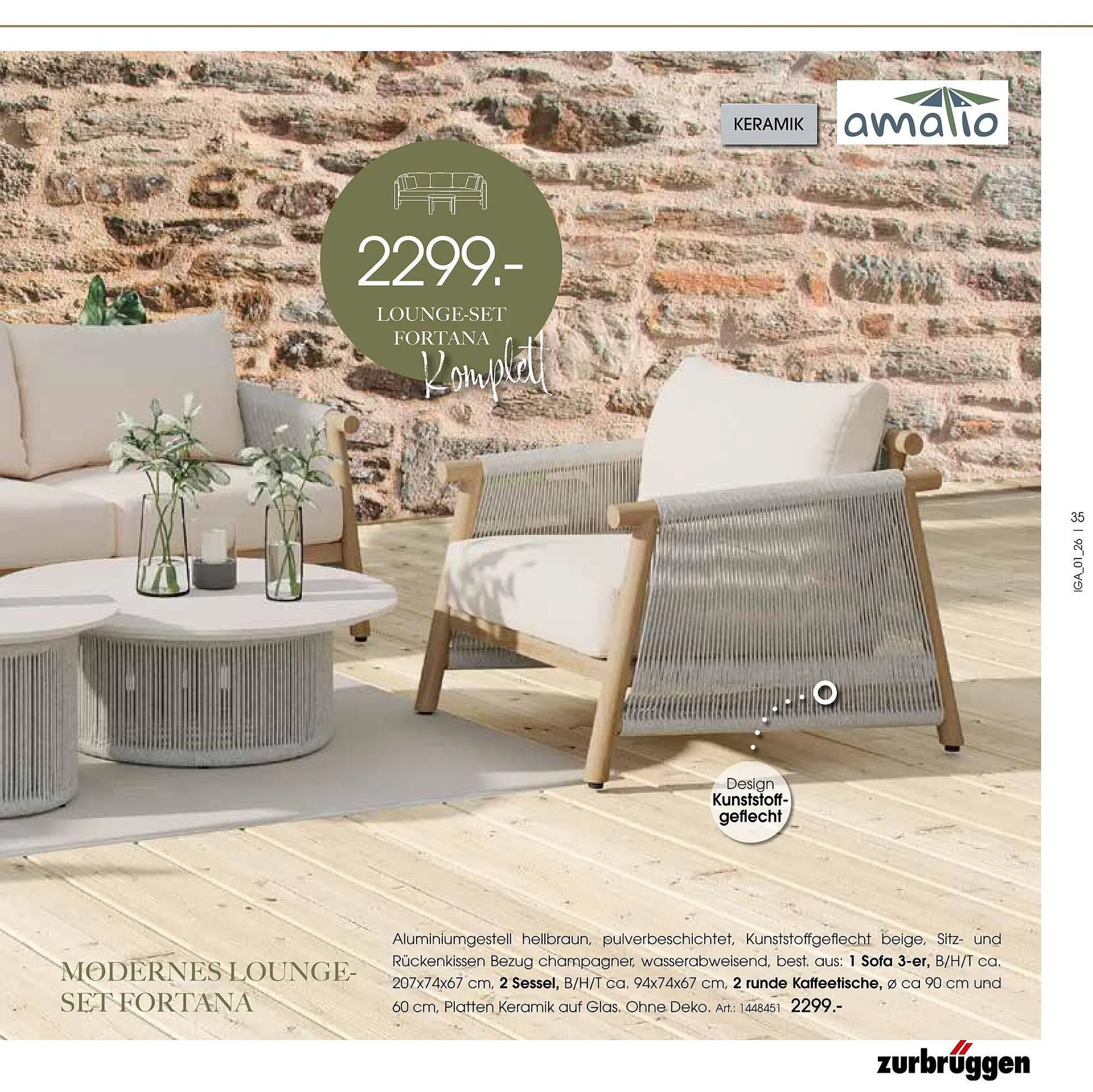 Zurbrüggen Prospekt von 17. März bis 31. August 2026 - Prospekt seite 35