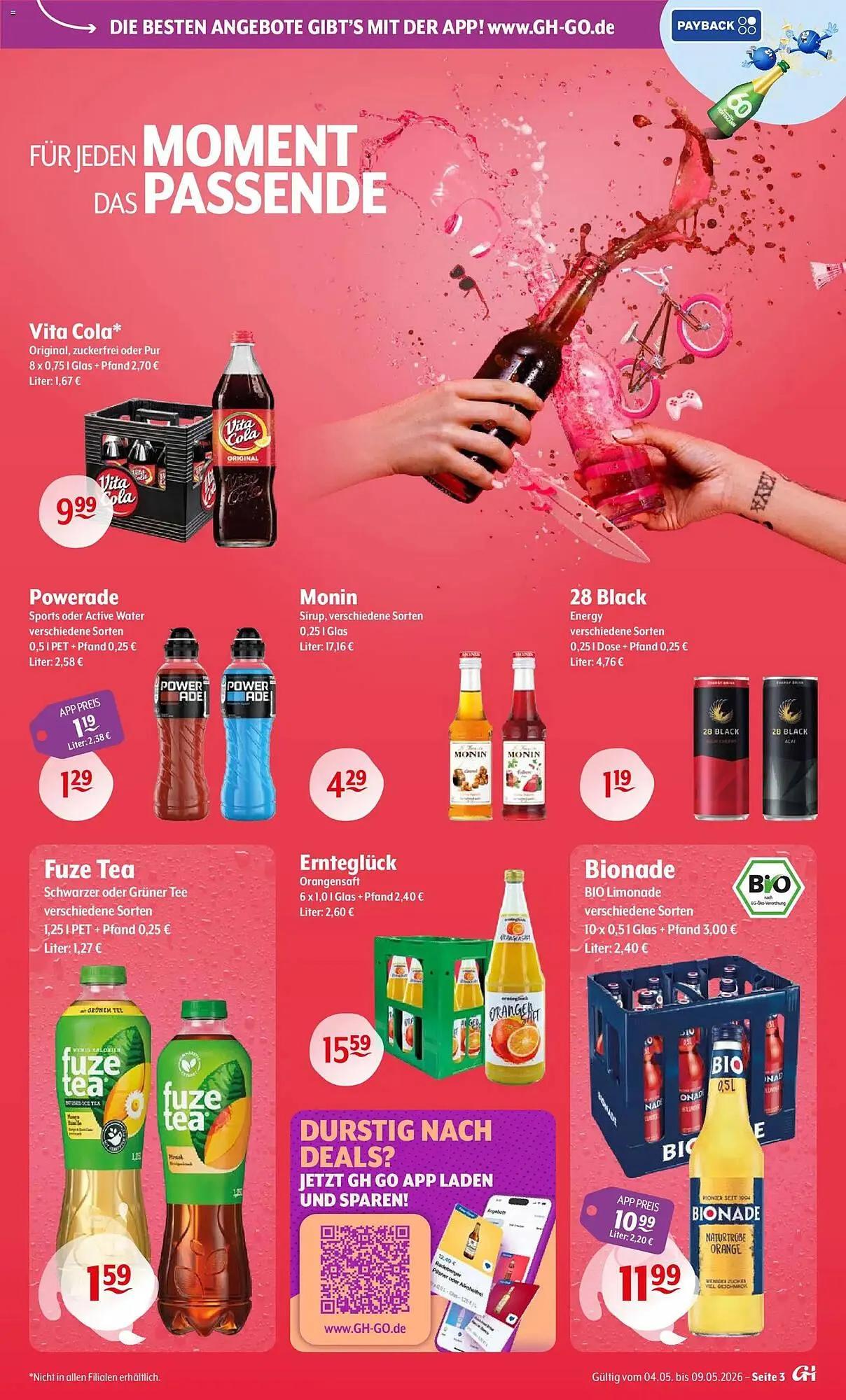Trink und Spare Prospekt von 4. Mai bis 9. Mai 2026 - Prospekt seite 3