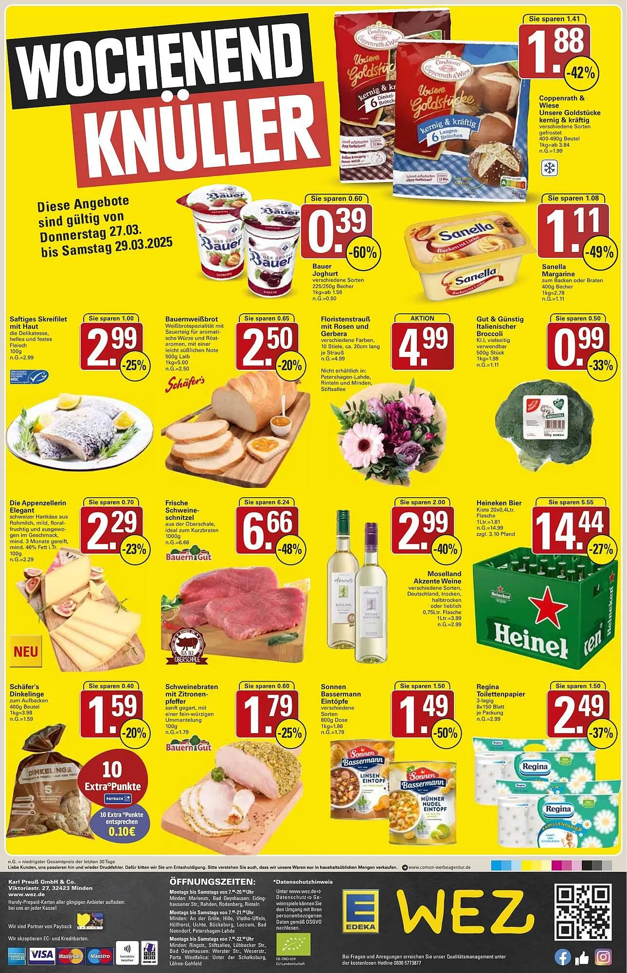 WEZ Prospekt von 24. März bis 29. März 2025 - Prospekt seite 19