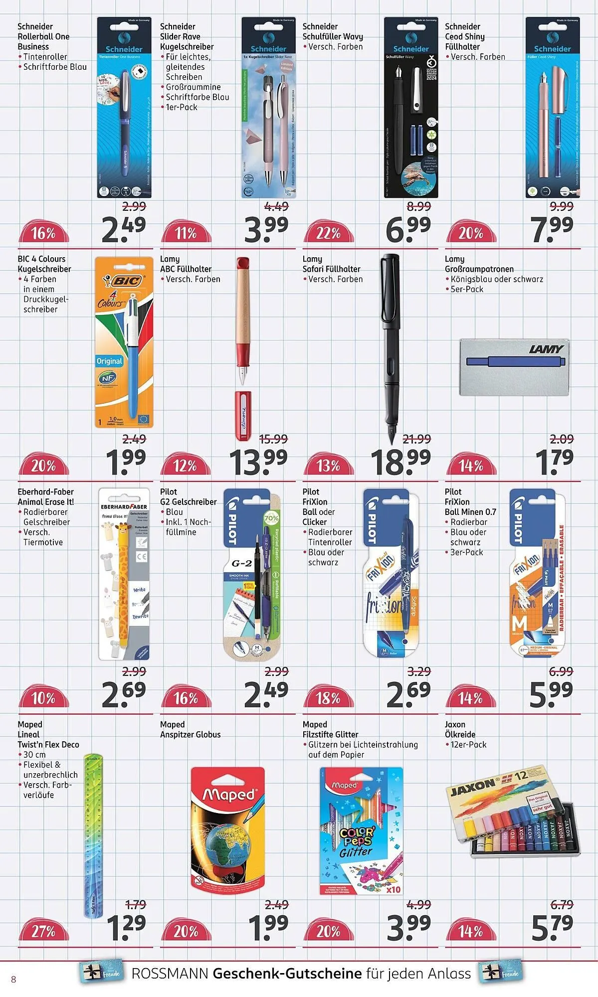 Rossmann Prospekt von 30. Juni bis 26. August 2025 - Prospekt seite 8