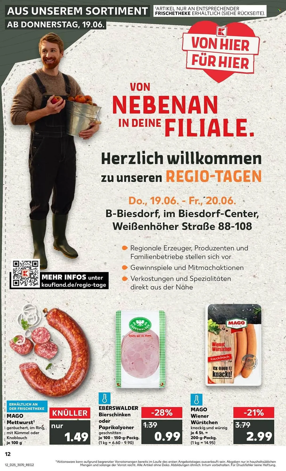 Kaufland Prospekt von 19. Juni bis 25. Juni 2025 - Prospekt seite 12