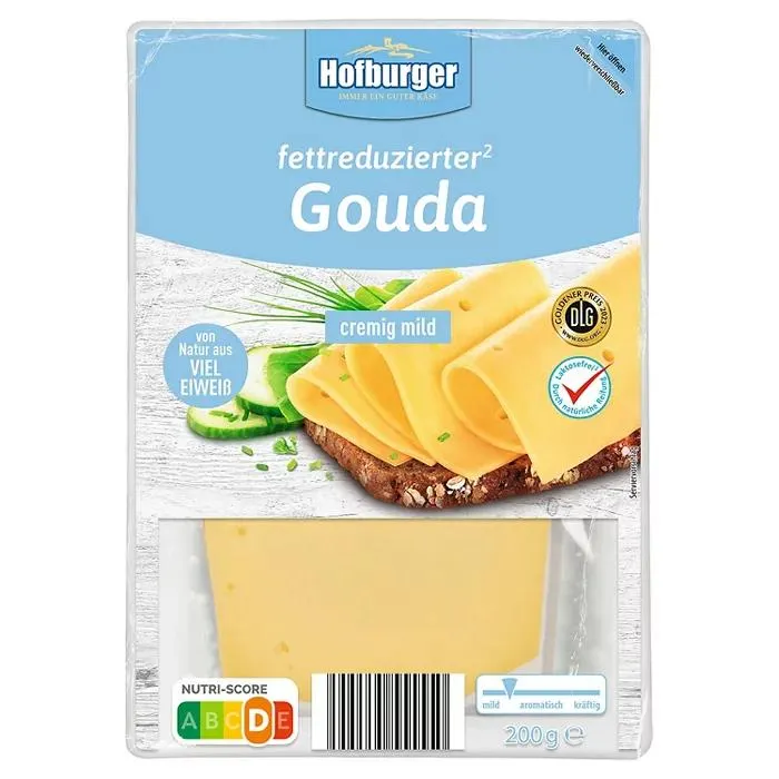 HOFBURGER Fettred. Käse 200 g, Gouda mild