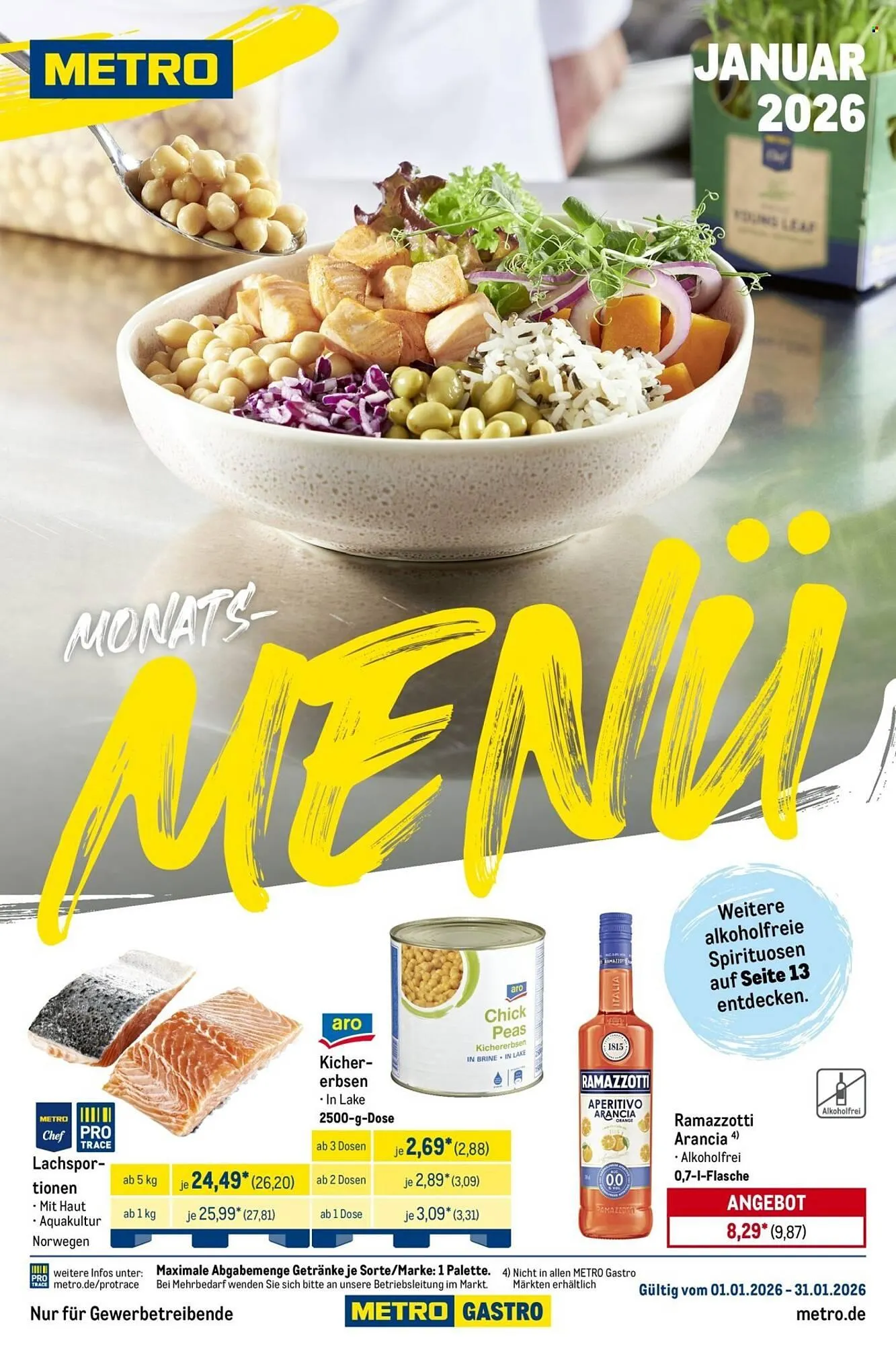 METRO Prospekt von 1. Januar bis 31. Januar 2026 - Prospekt seite 1
