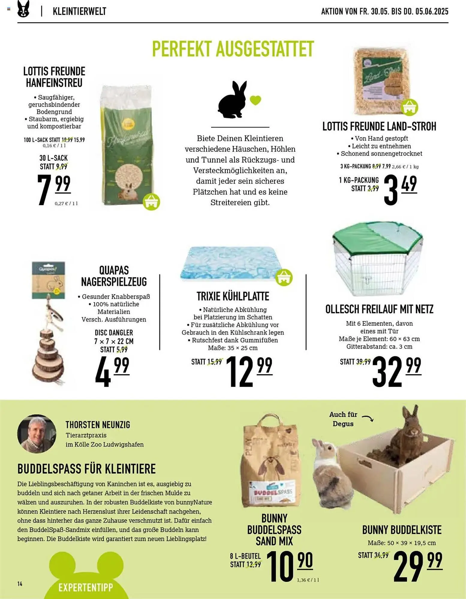 Kölle Zoo Prospekt von 30. Mai bis 5. Juni 2025 - Prospekt seite 14