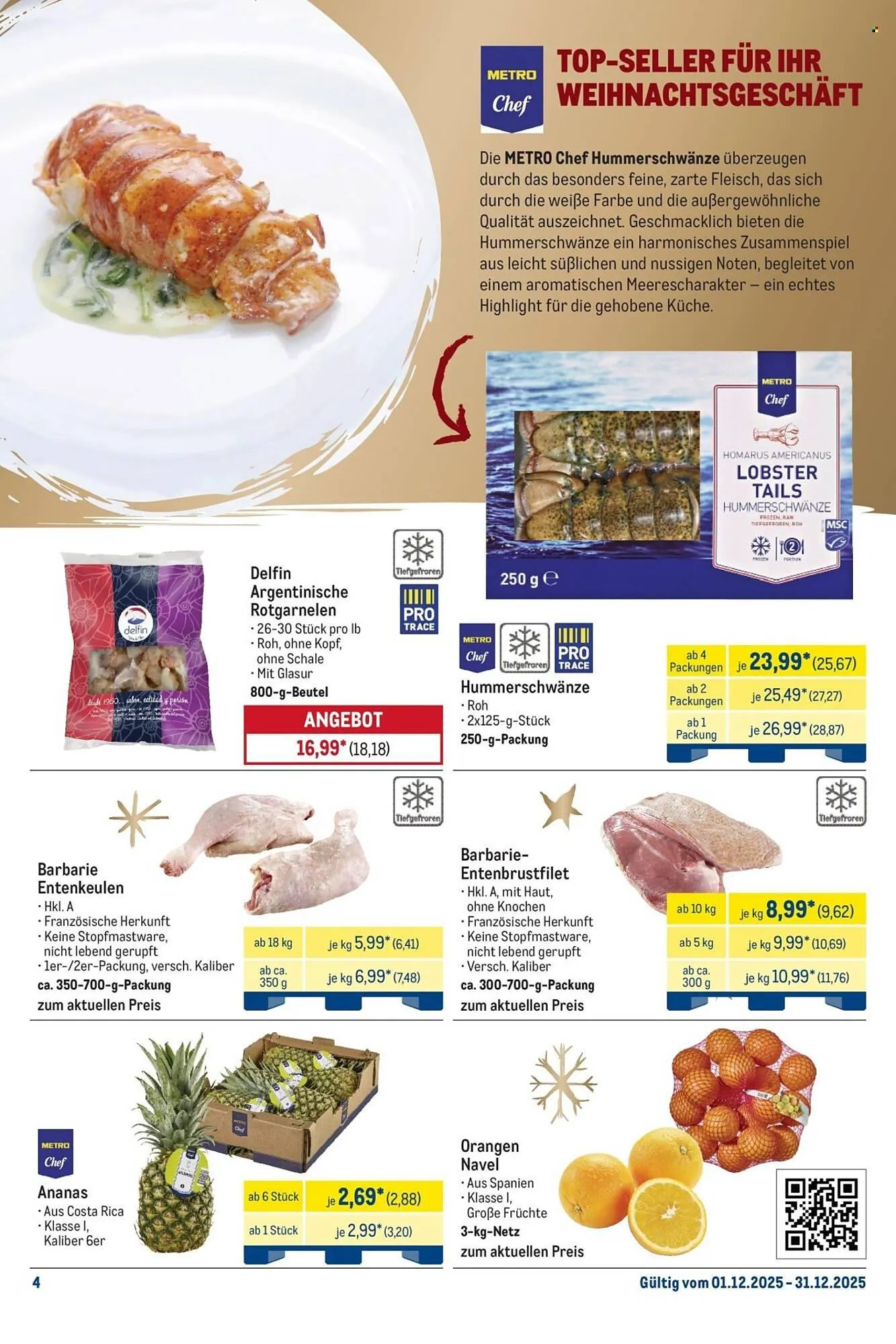 METRO Prospekt von 1. Dezember bis 31. Dezember 2025 - Prospekt seite 4