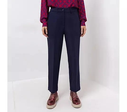 DAWID by Dawid Tomaszewski Hose, knöchellang mit Bügelfalte gerader Beinverlauf