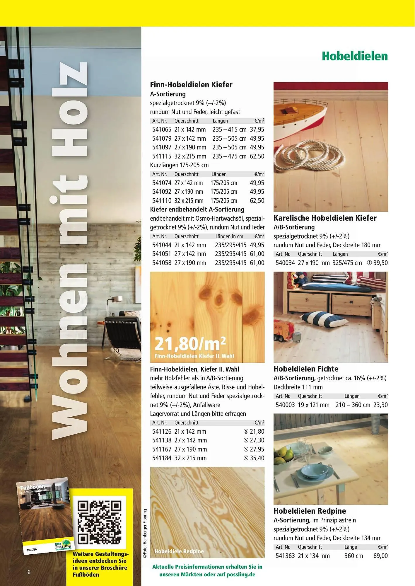 Holz Possling Prospekt von 1. April bis 31. Juli 2026 - Prospekt seite 6