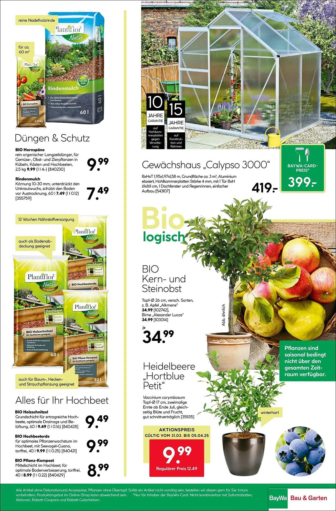 BayWa Prospekt von 31. März bis 6. April 2025 - Prospekt seite 35