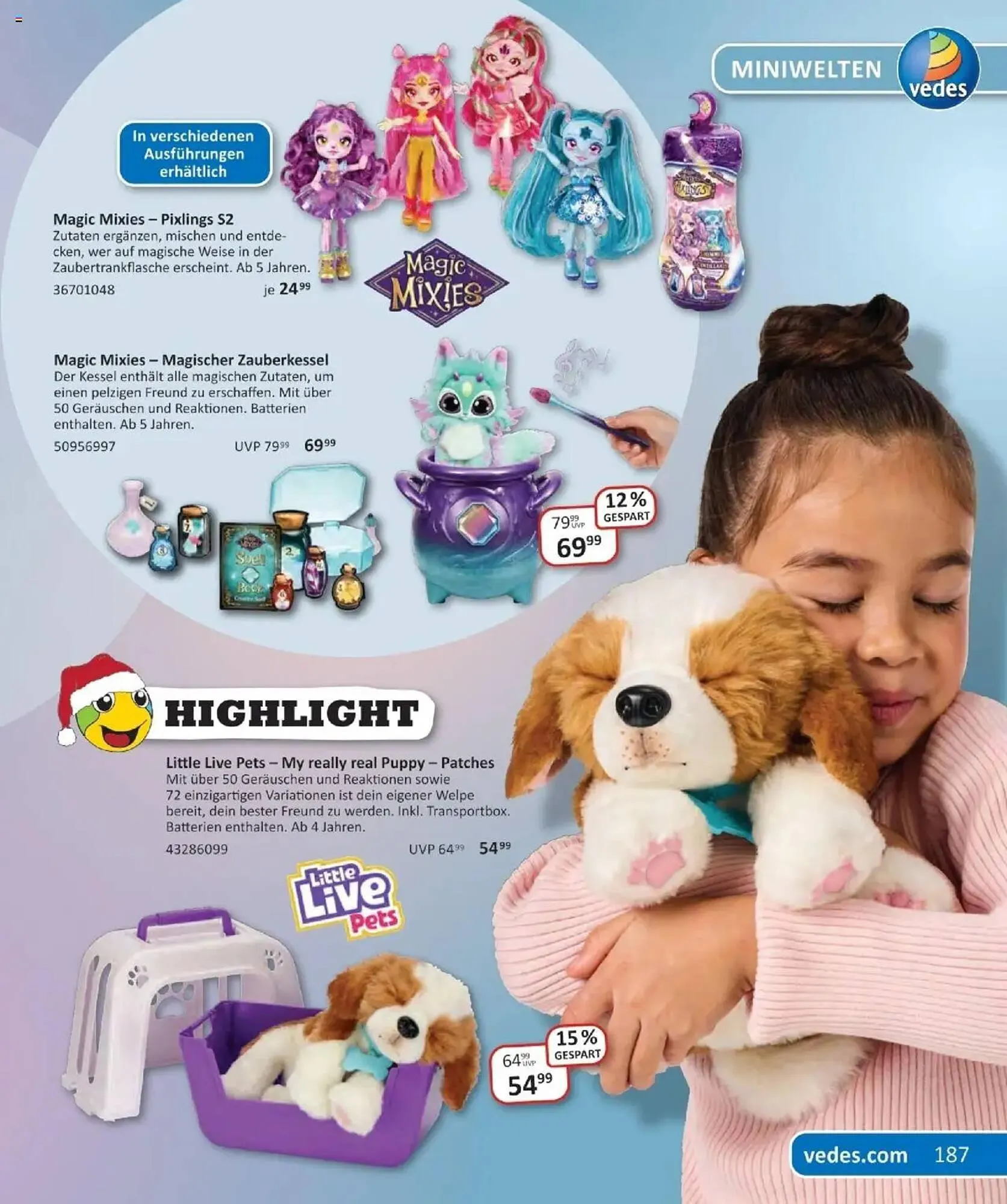 Vedes Prospekt von 29. September bis 6. Januar 2026 - Prospekt seite 187