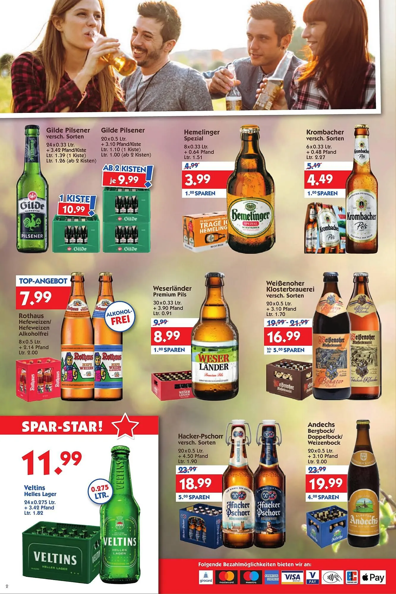 Hol'ab Getränkemarkt Prospekt von 31. März bis 5. April 2025 - Prospekt seite 2