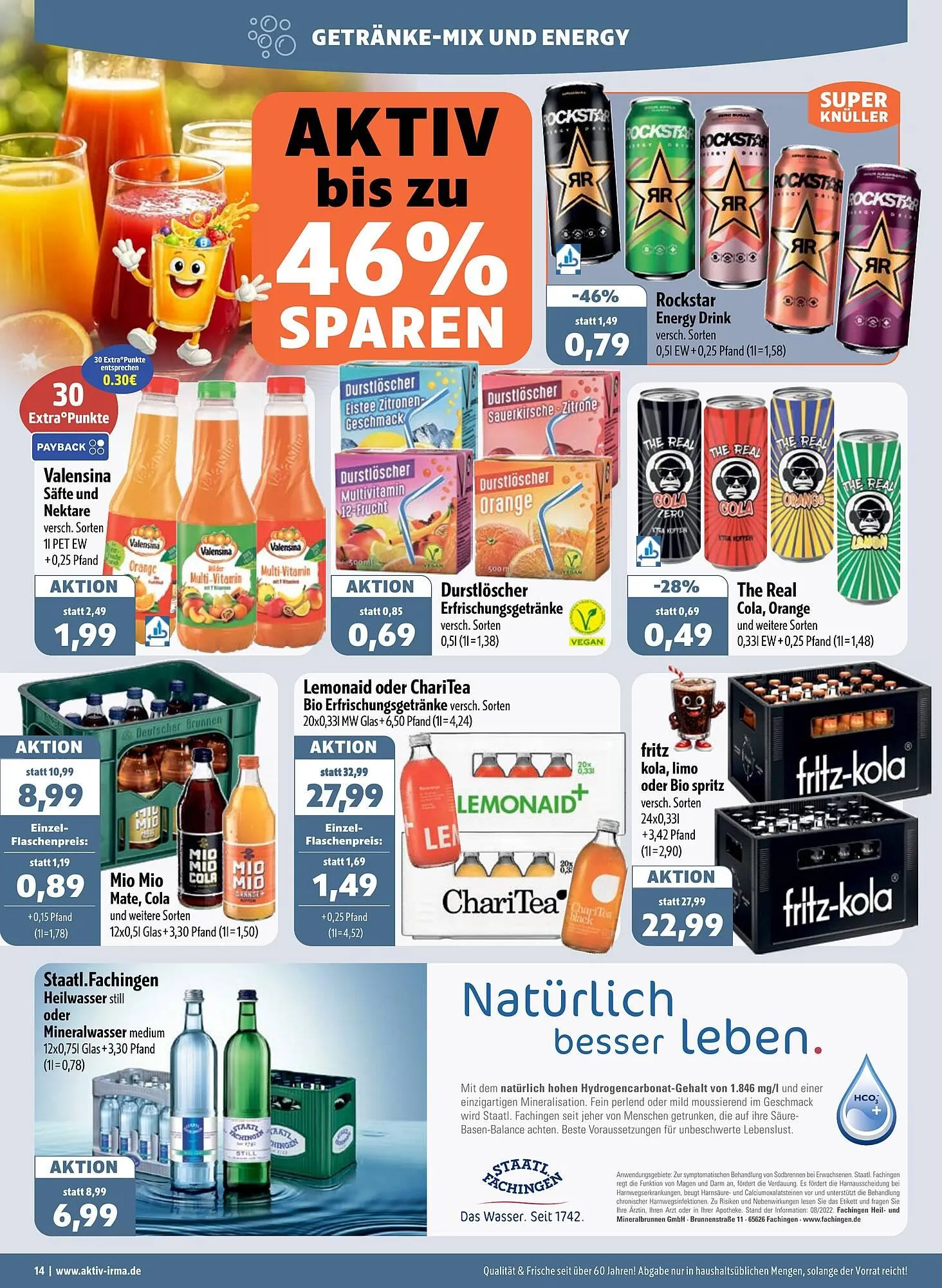Aktiv Irma Prospekt von 23. März bis 28. März 2026 - Prospekt seite 14
