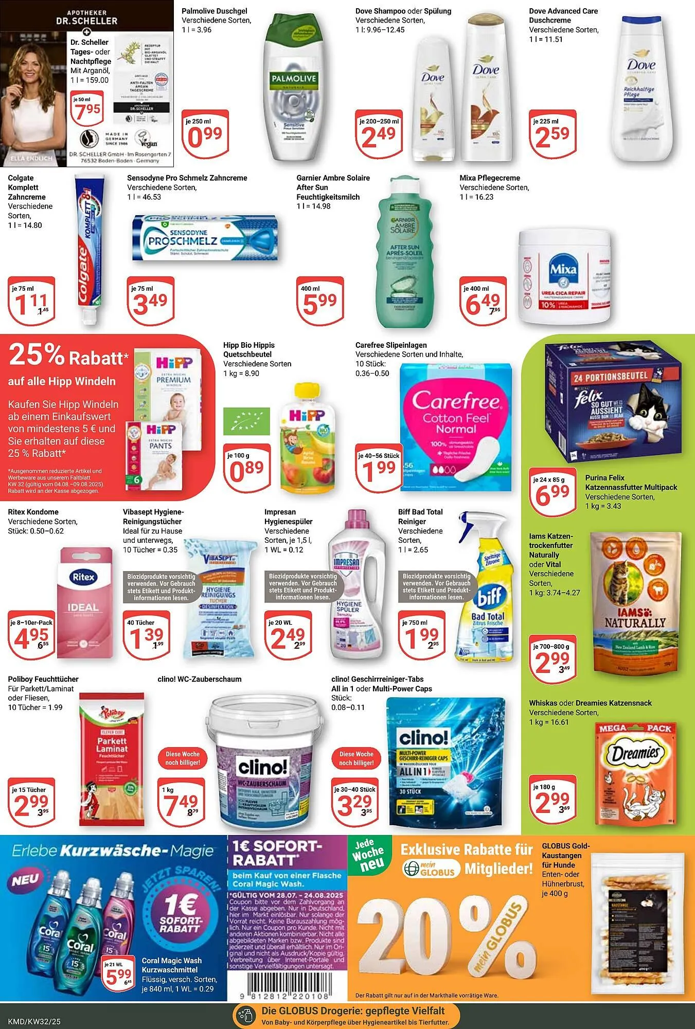 Globus Prospekt von 4. August bis 9. August 2025 - Prospekt seite 20