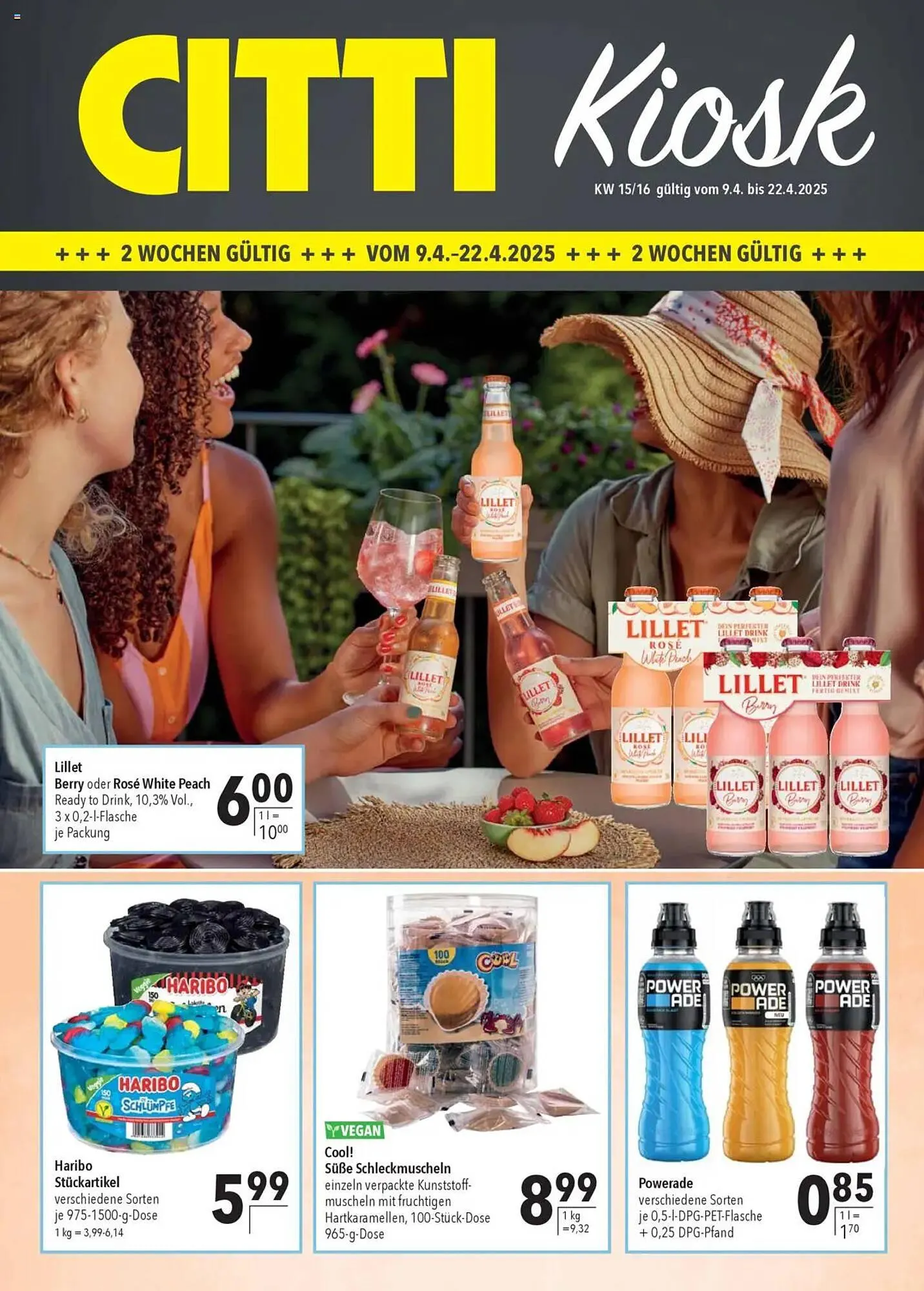 CITTI Markt Prospekt von 9. April bis 22. April 2025 - Prospekt seite 1