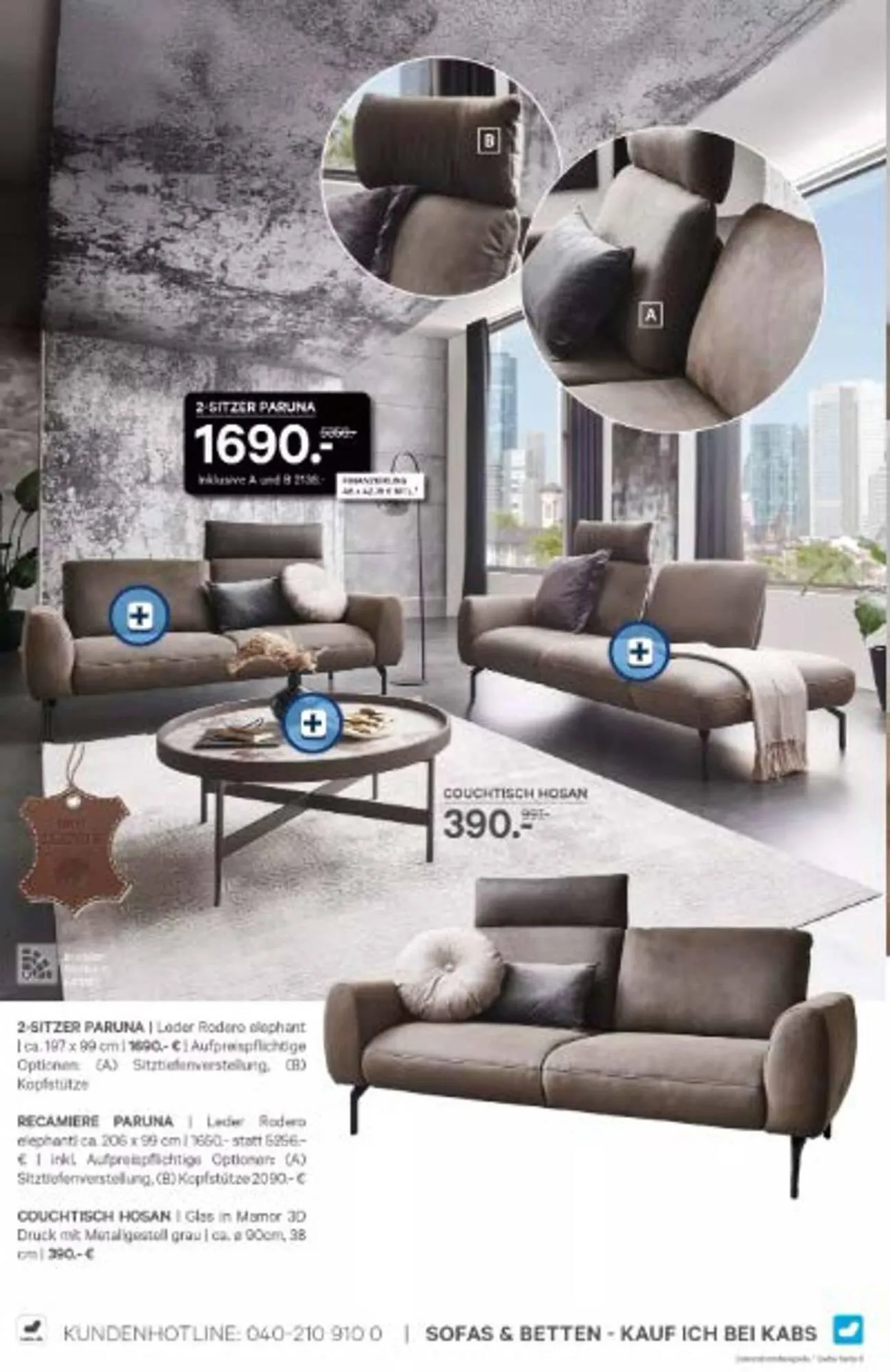Kabs Polsterwelt Prospekt von 29. Dezember bis 30. Januar 2026 - Prospekt seite 34