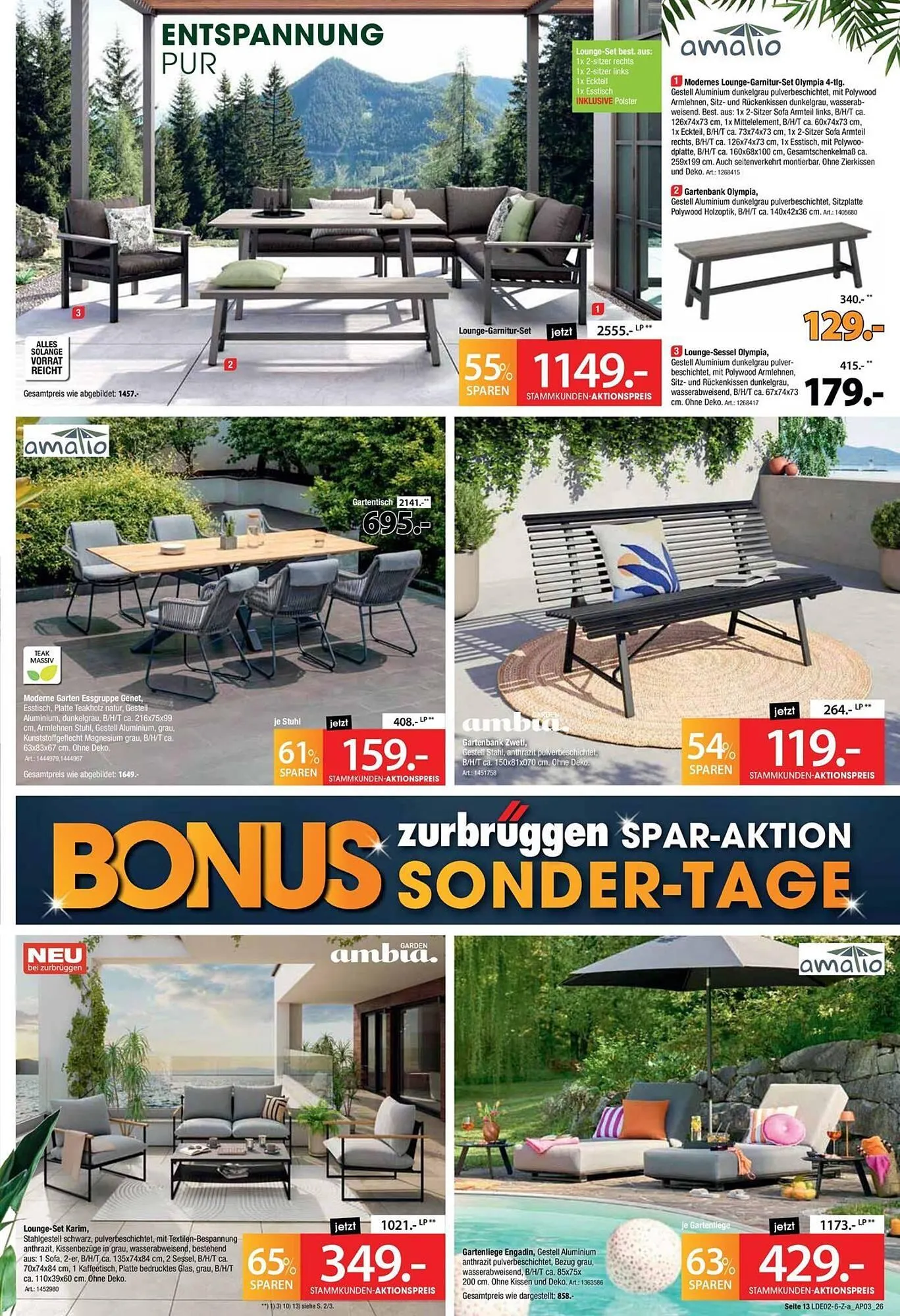 Zurbrüggen Prospekt von 7. März bis 31. März 2026 - Prospekt seite 17