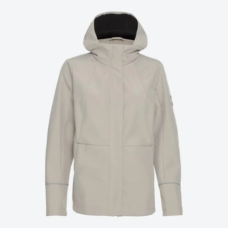 Damen-Softshelljacke mit Kapuze